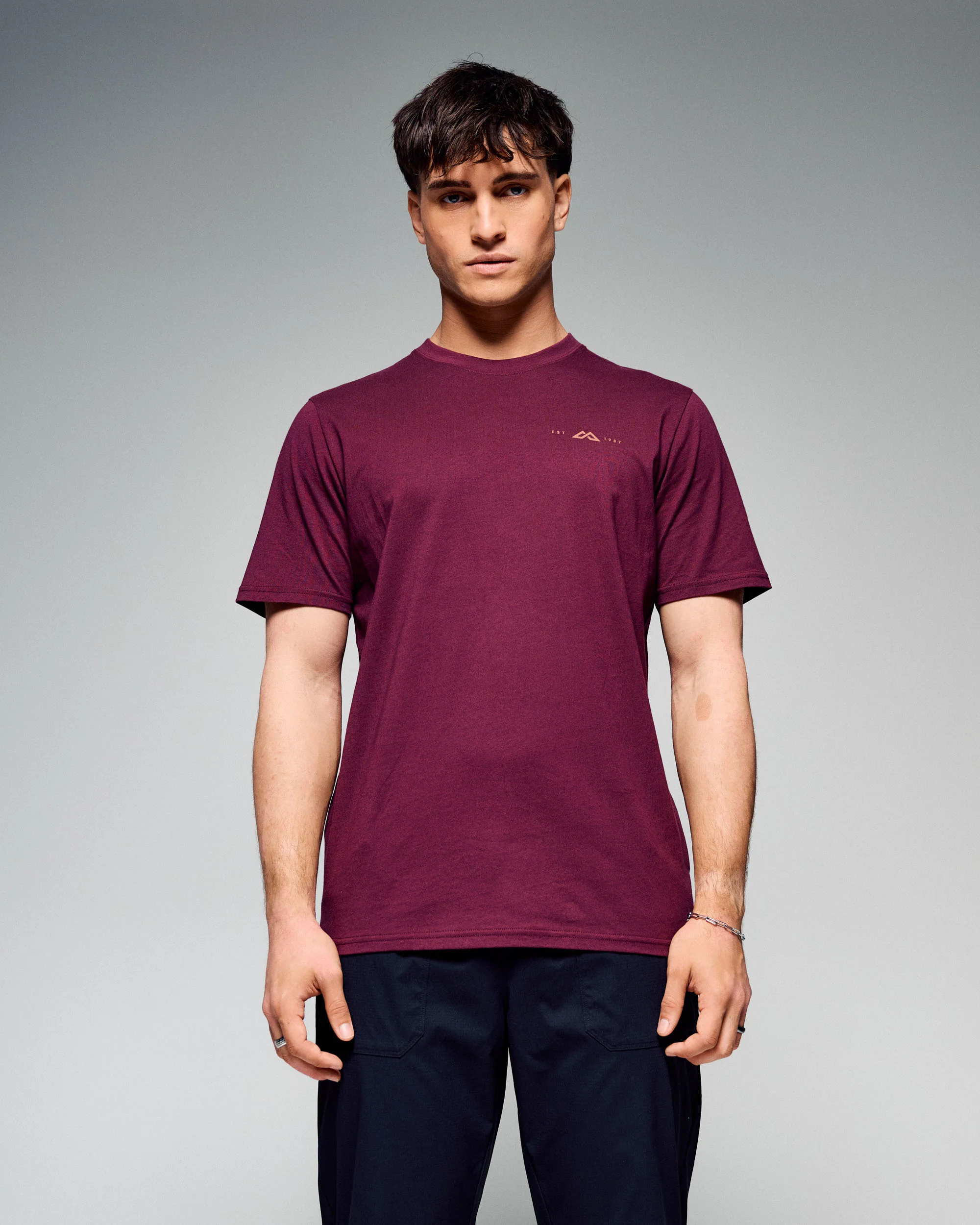 Men's 1987 Organic Cotton T-Shirt - Mulberry