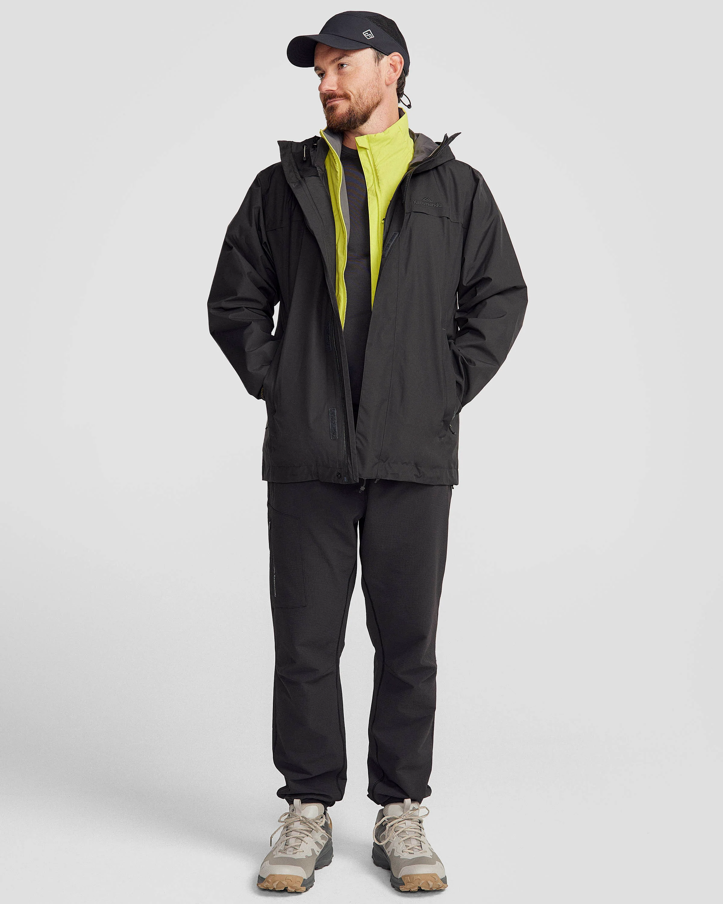 Men's Bealey 2L GORE-TEX® Rain Jacket - Black Stingray - Image 2