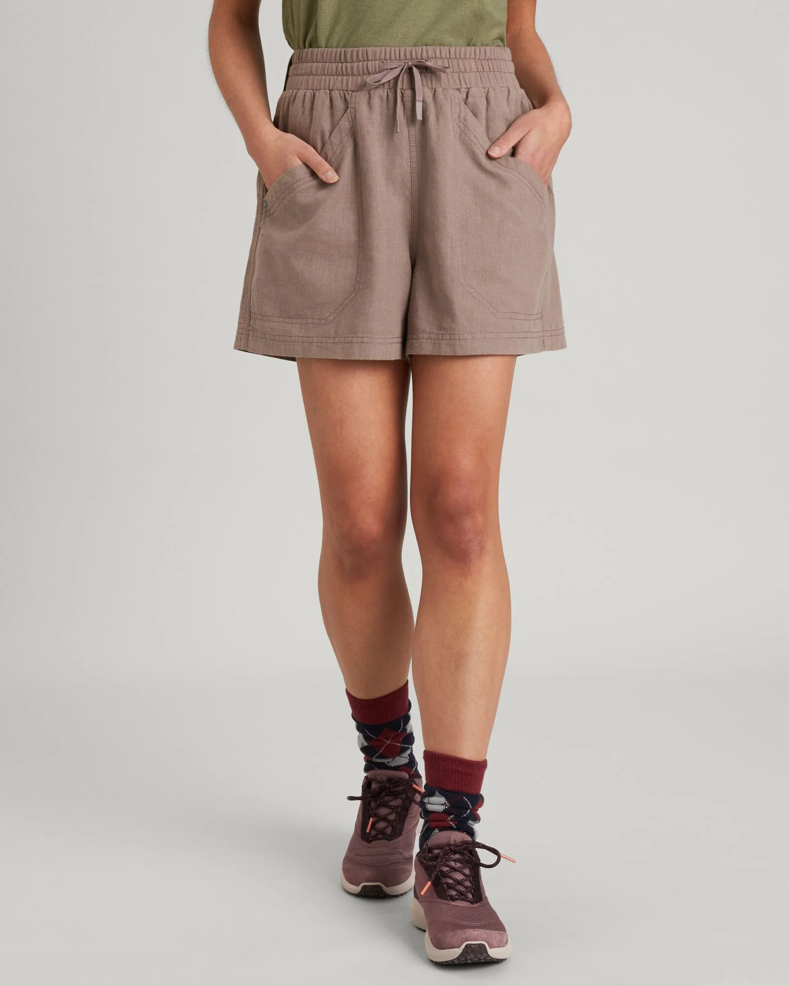 Cardeto Women's Shorts - Taupe