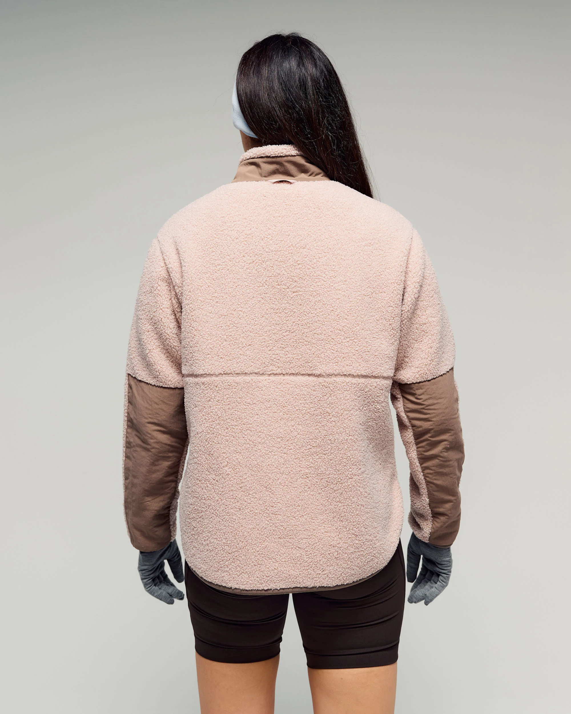Co-Z High Pile Women's Jacket v3 - Light Taupe/Taupe - Image 3