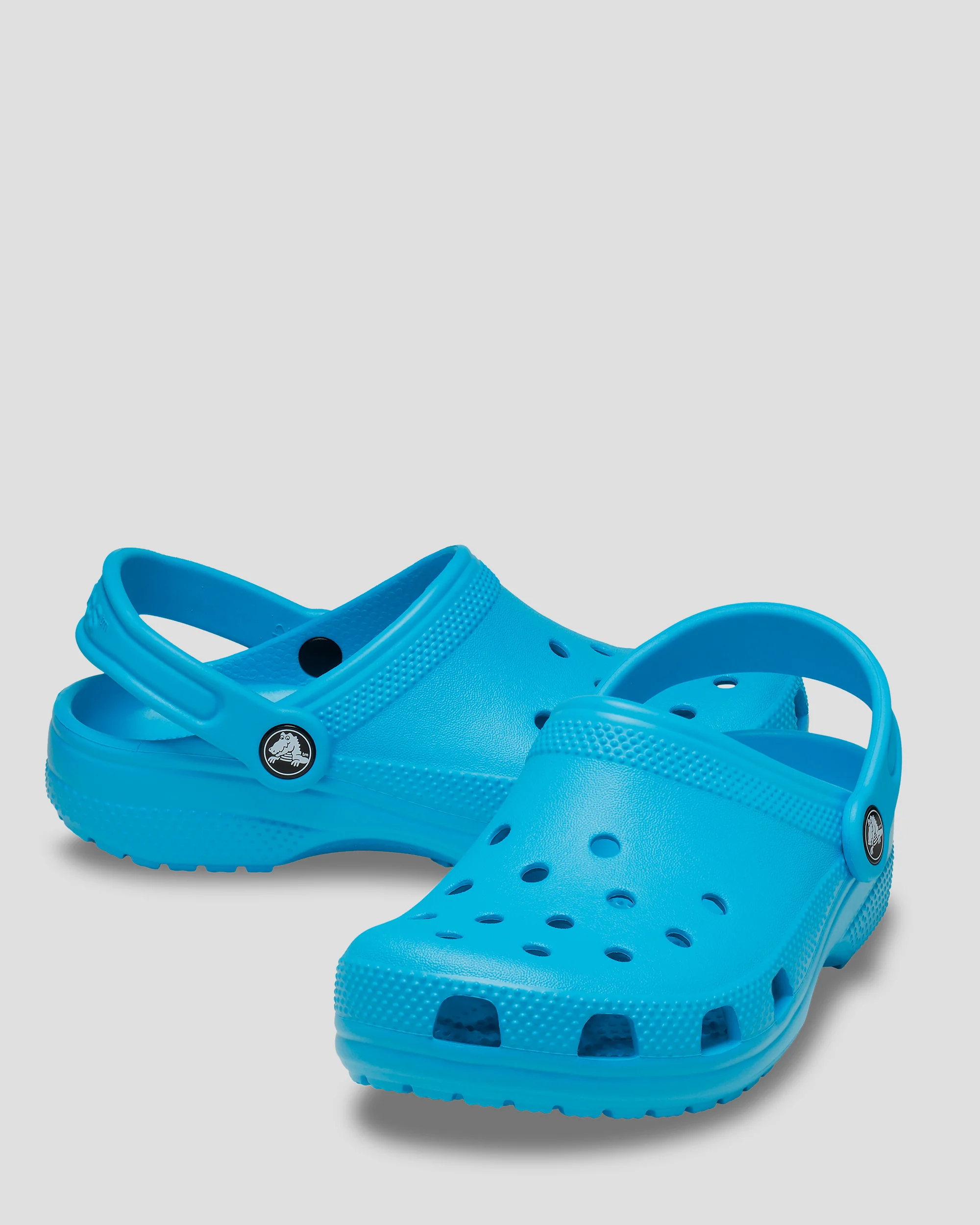 Kids Classic Clog Crocs - Venetian Blue - Image 4