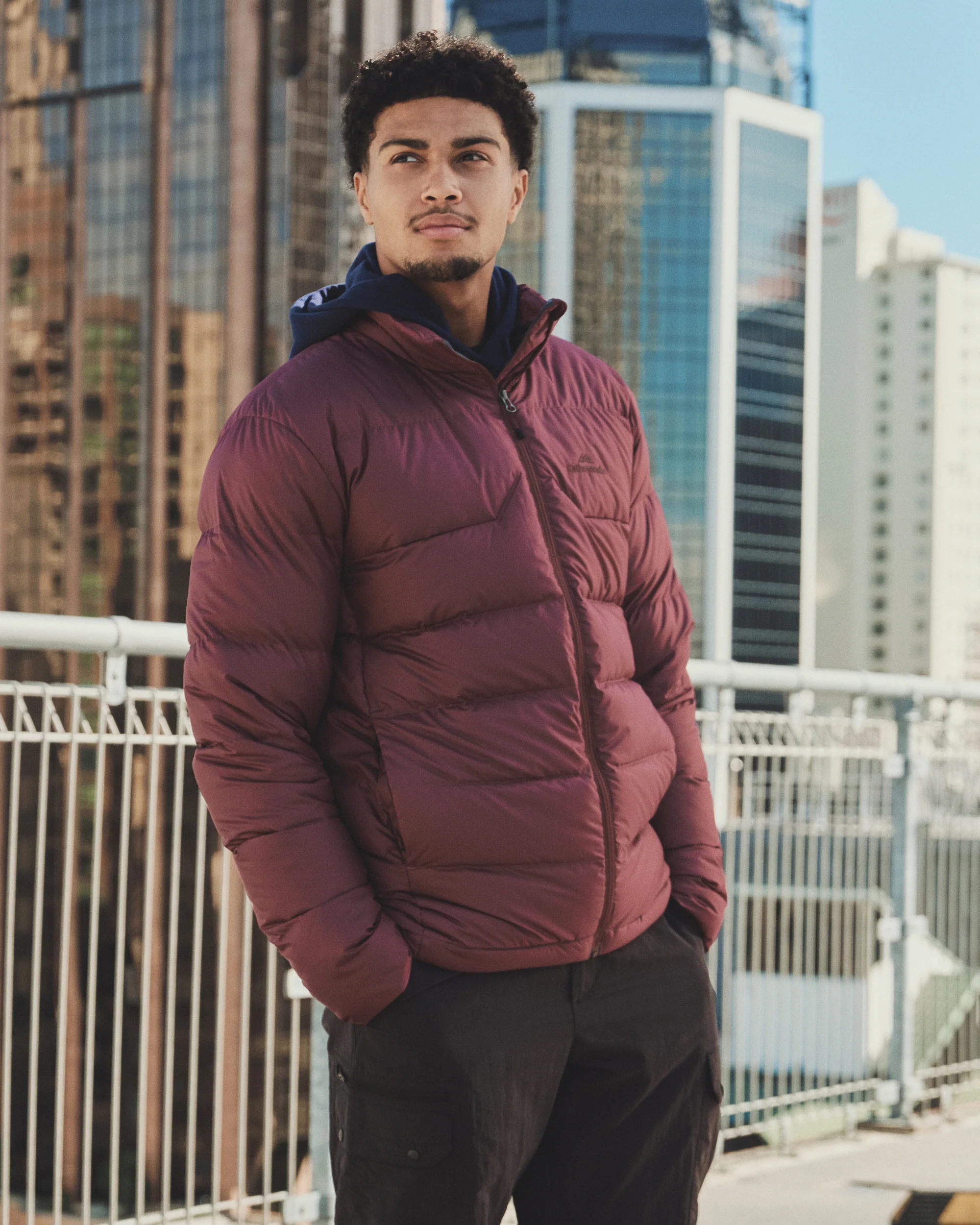 Men's Epiq Down Jacket - Mulberry
