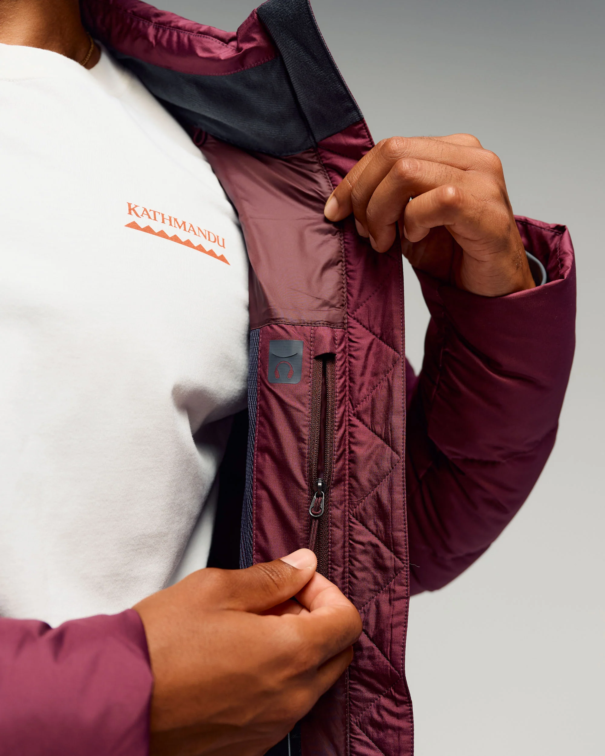 Men's Epiq Down Jacket - Mulberry - Image 6