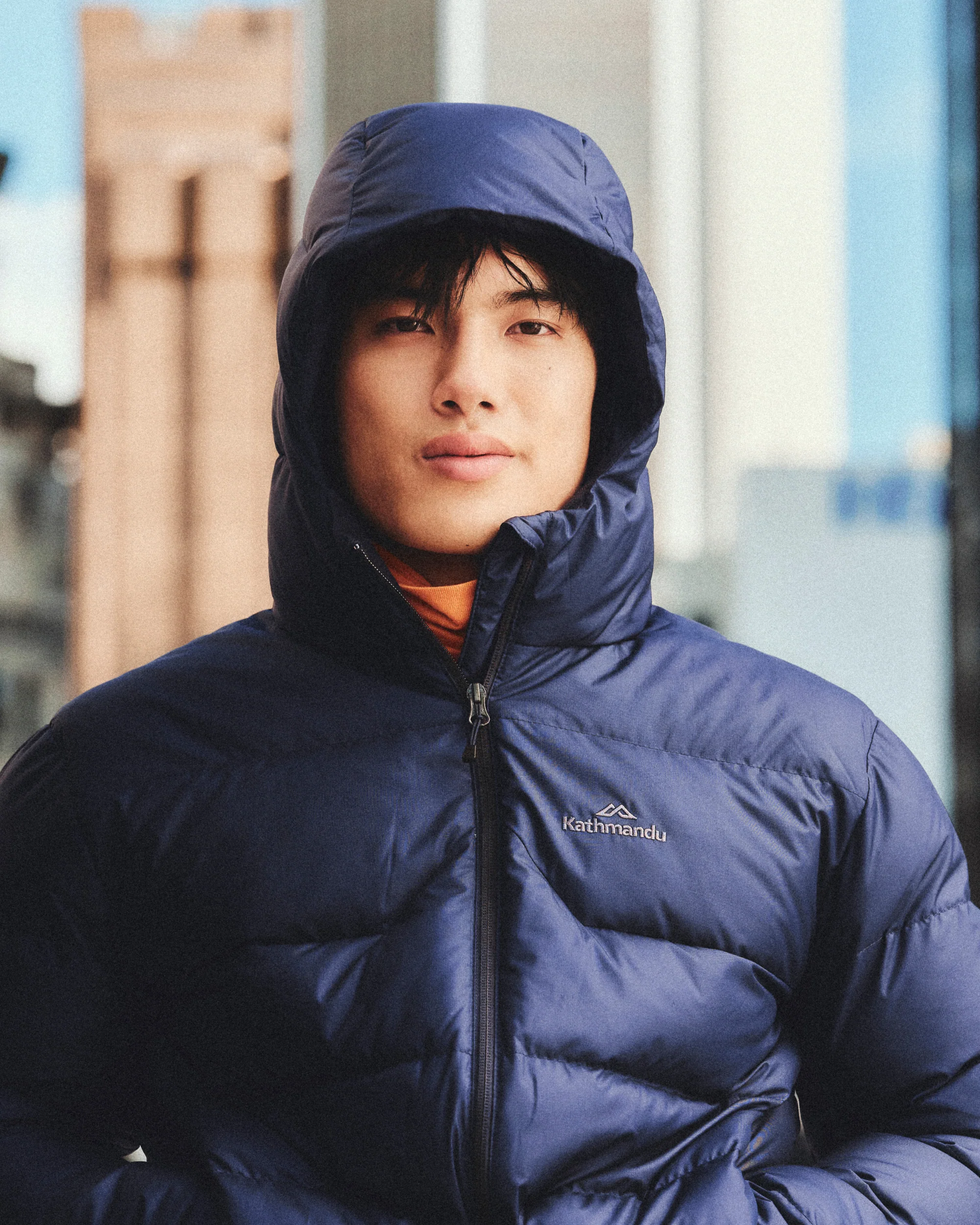 Men's Epiq Hooded Down Jacket - Classic Navy