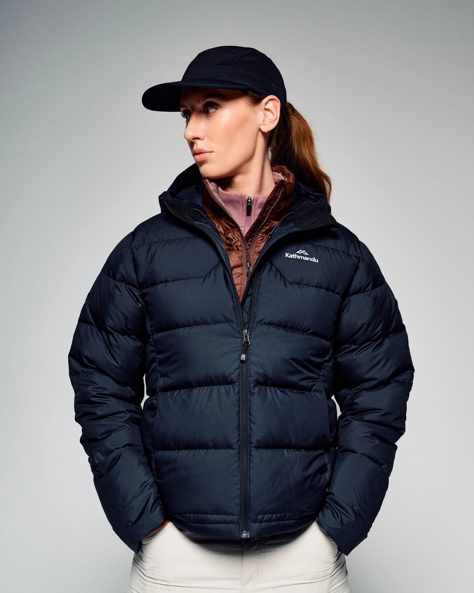 Women's Epiq Hooded Down Jacket - Black/Black