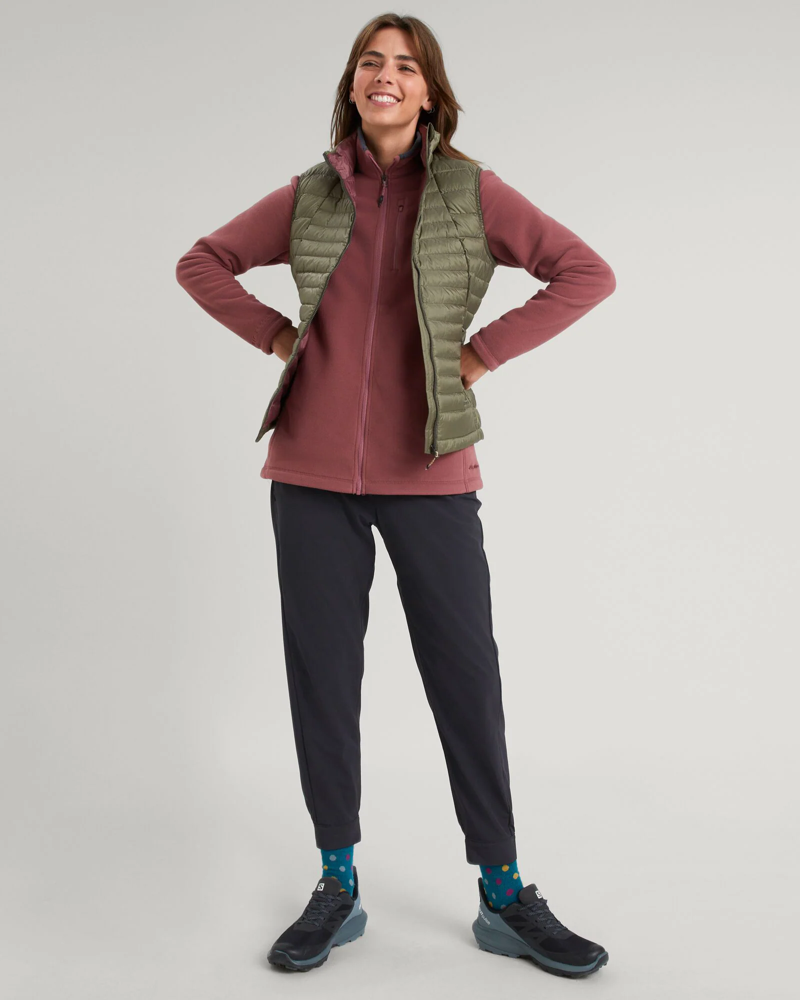Women's Heli R Down Vest - Beech
