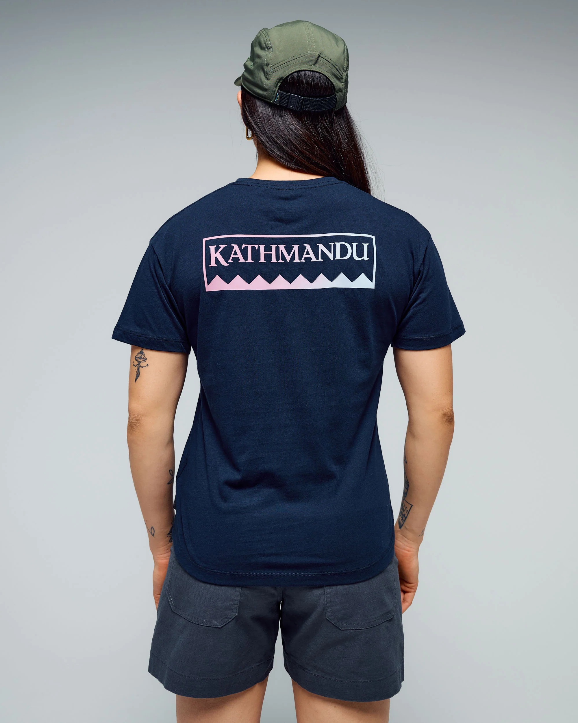 Women's Heritage Organic Cotton T-shirt - Pure Navy - Image 4