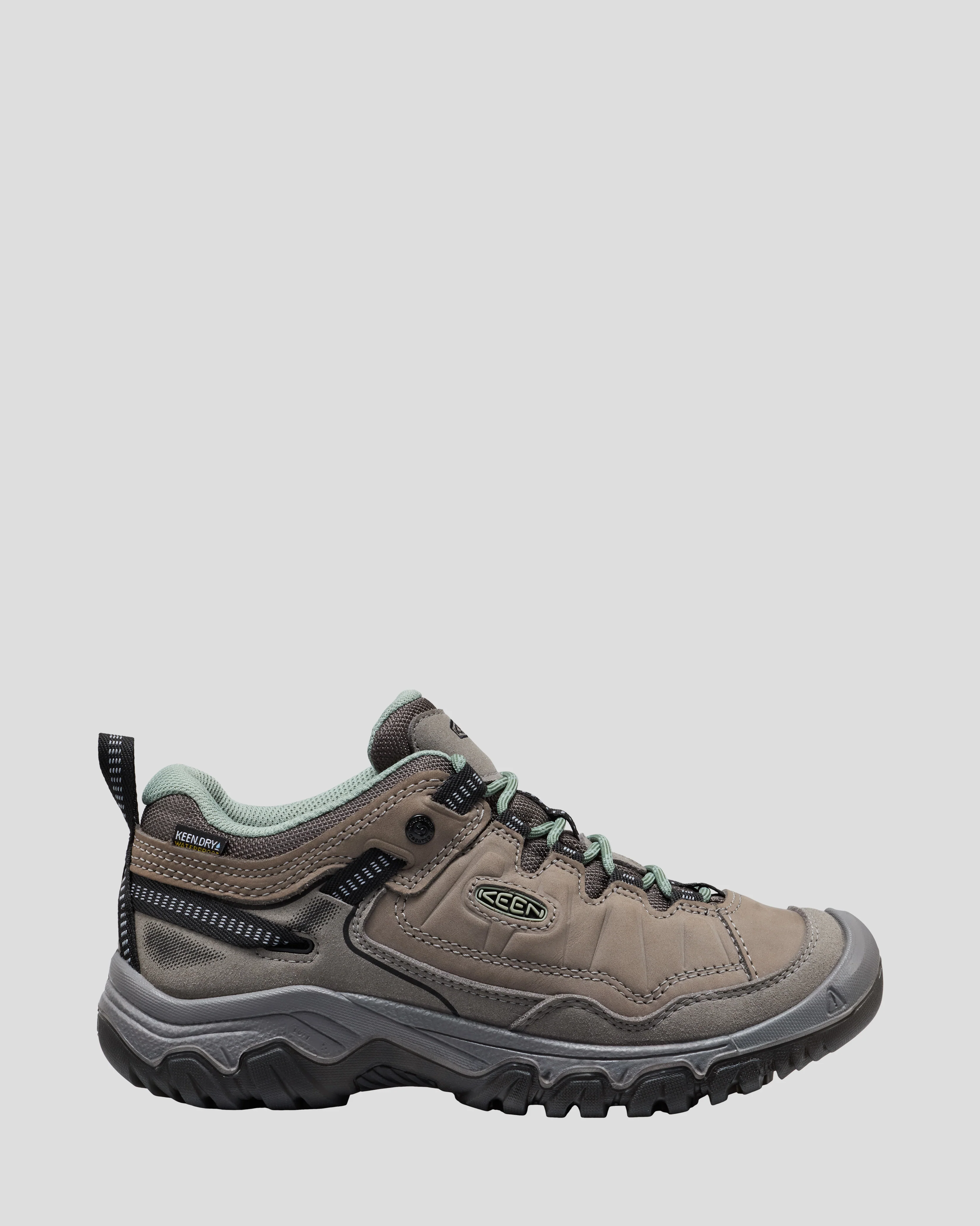 Women's Keen Targhee IV Waterproof Boots - Steel Grey/Lily Pad