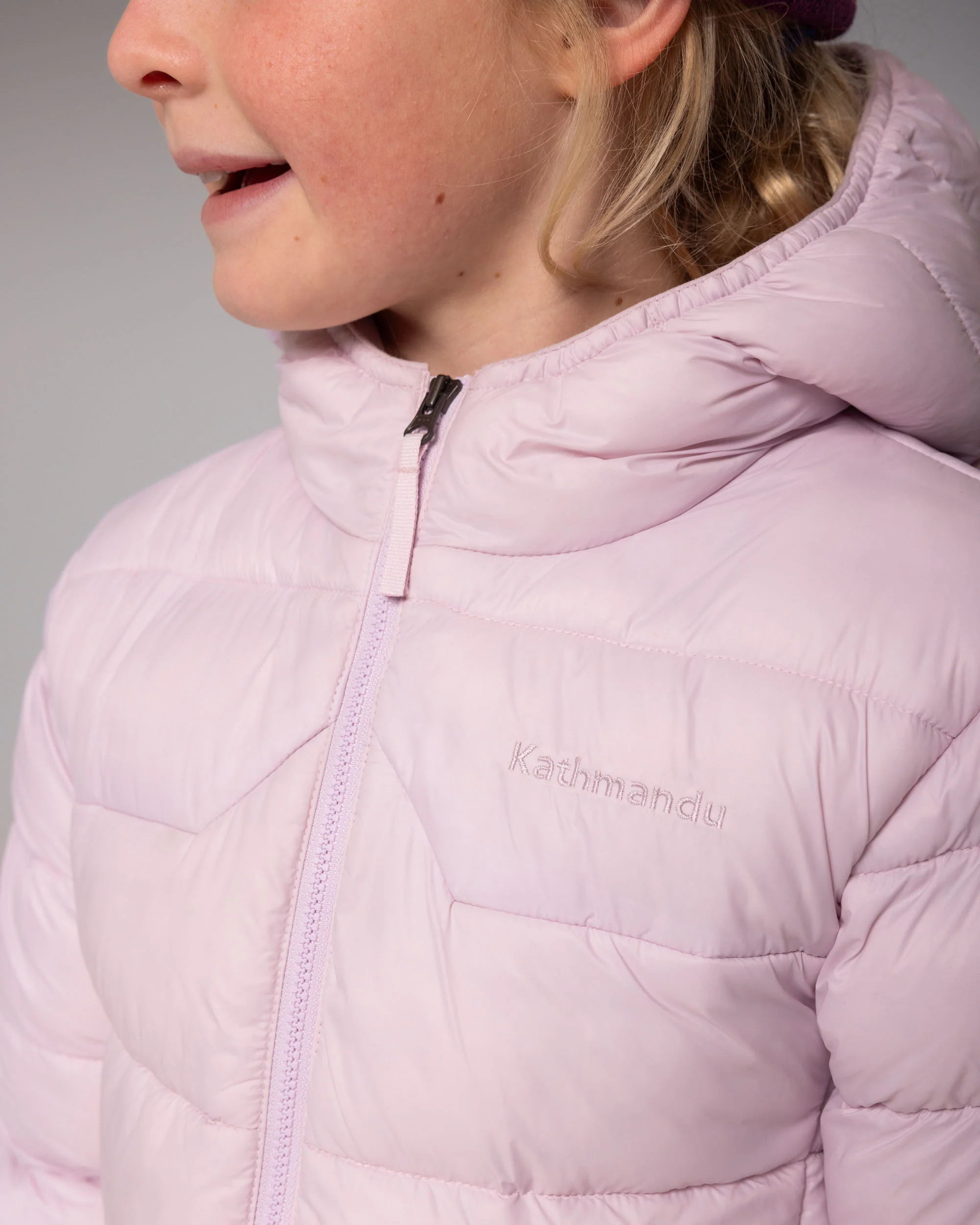 Kids Core Insulated Hooded Jacket - Stardust - Image 2