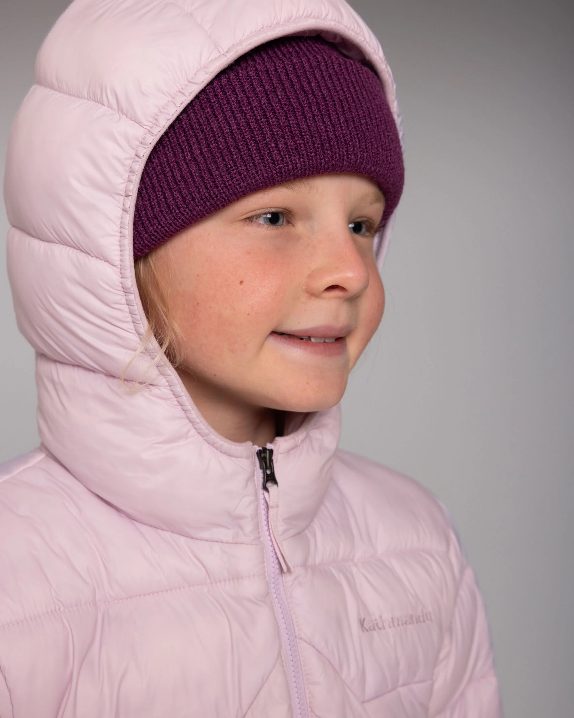 Kids Core Insulated Hooded Jacket - Stardust - Image 4