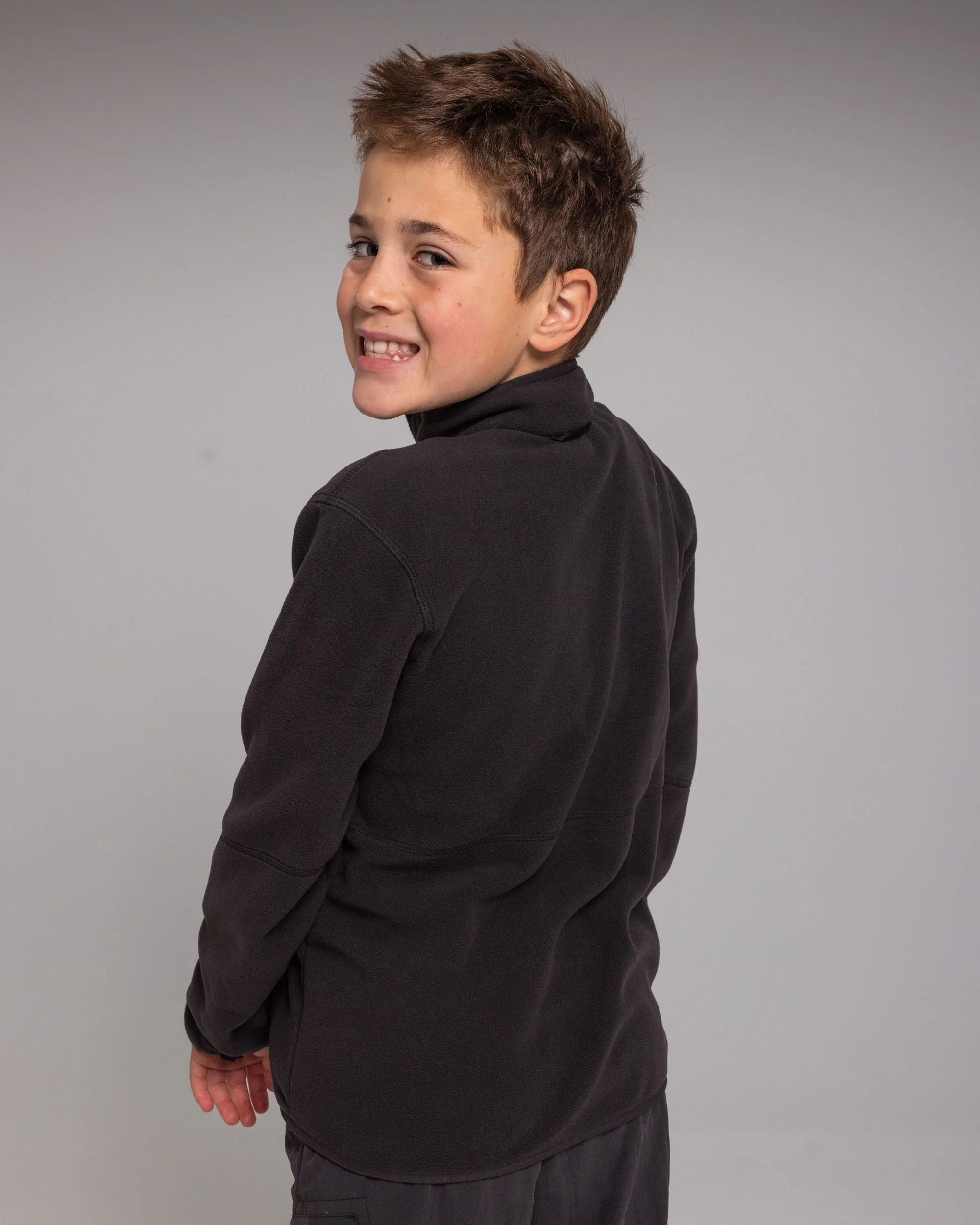 Kids Trailhead 3in1 Rain Hooded Jacket - Black Stingray - Image 11