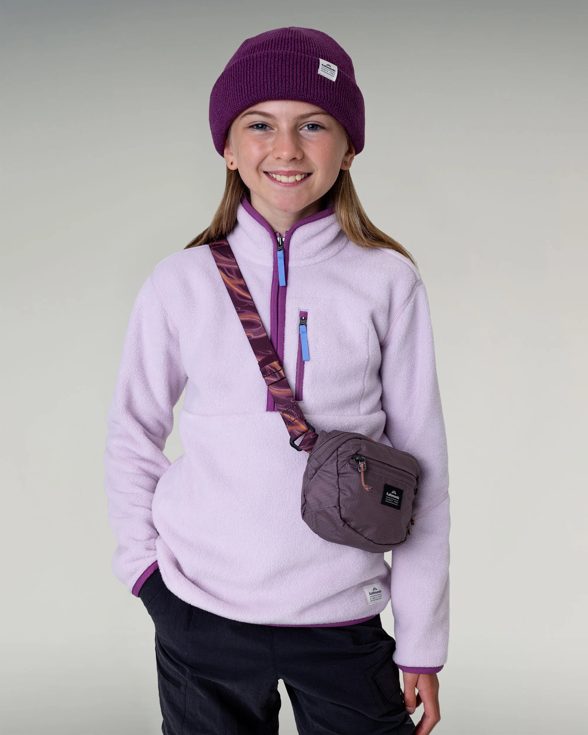 Kids Trailhead Fleece 1/4 Zip Pullover - Stardust