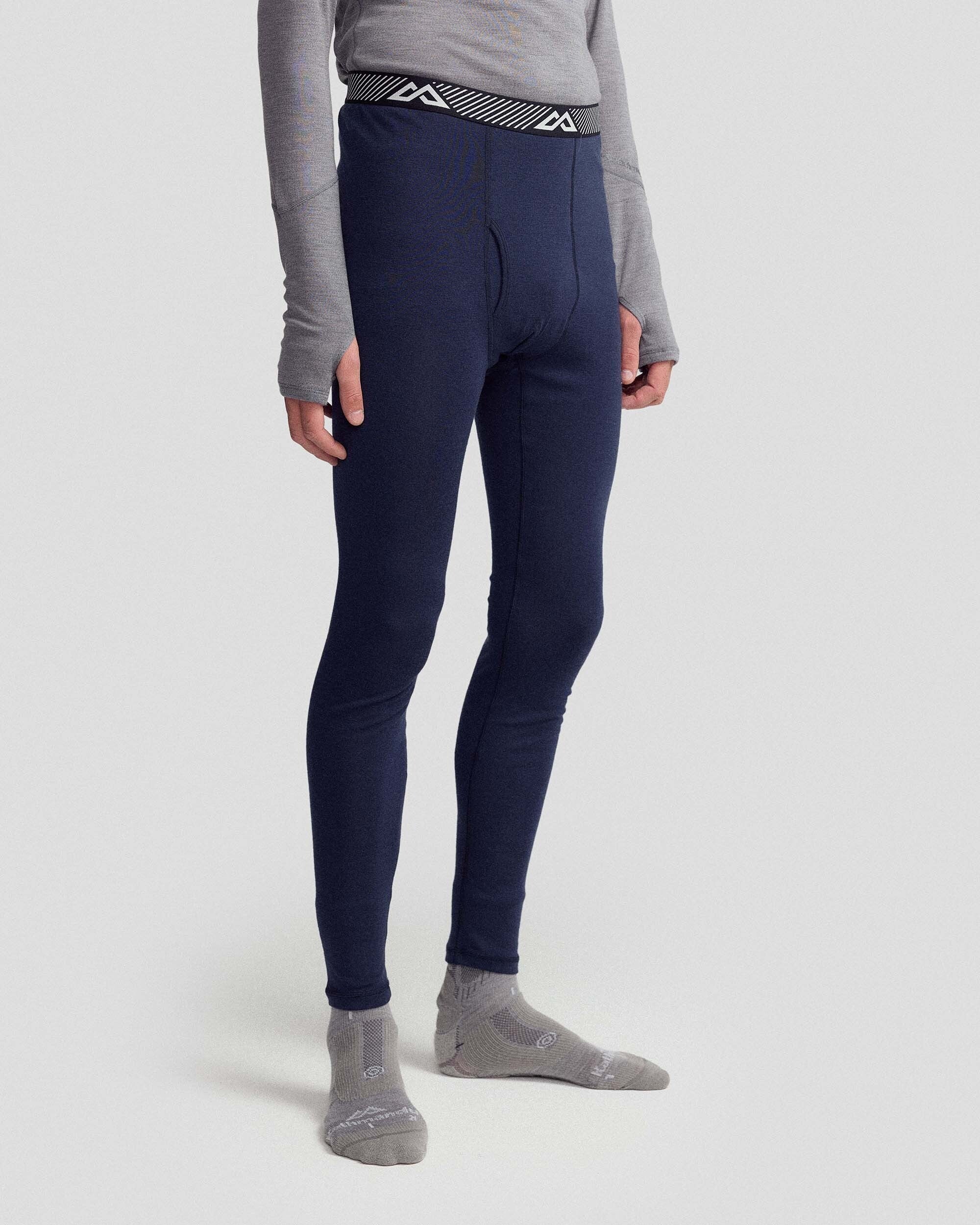 Men's KMDMerino Baselayer Long Johns - Pure Navy