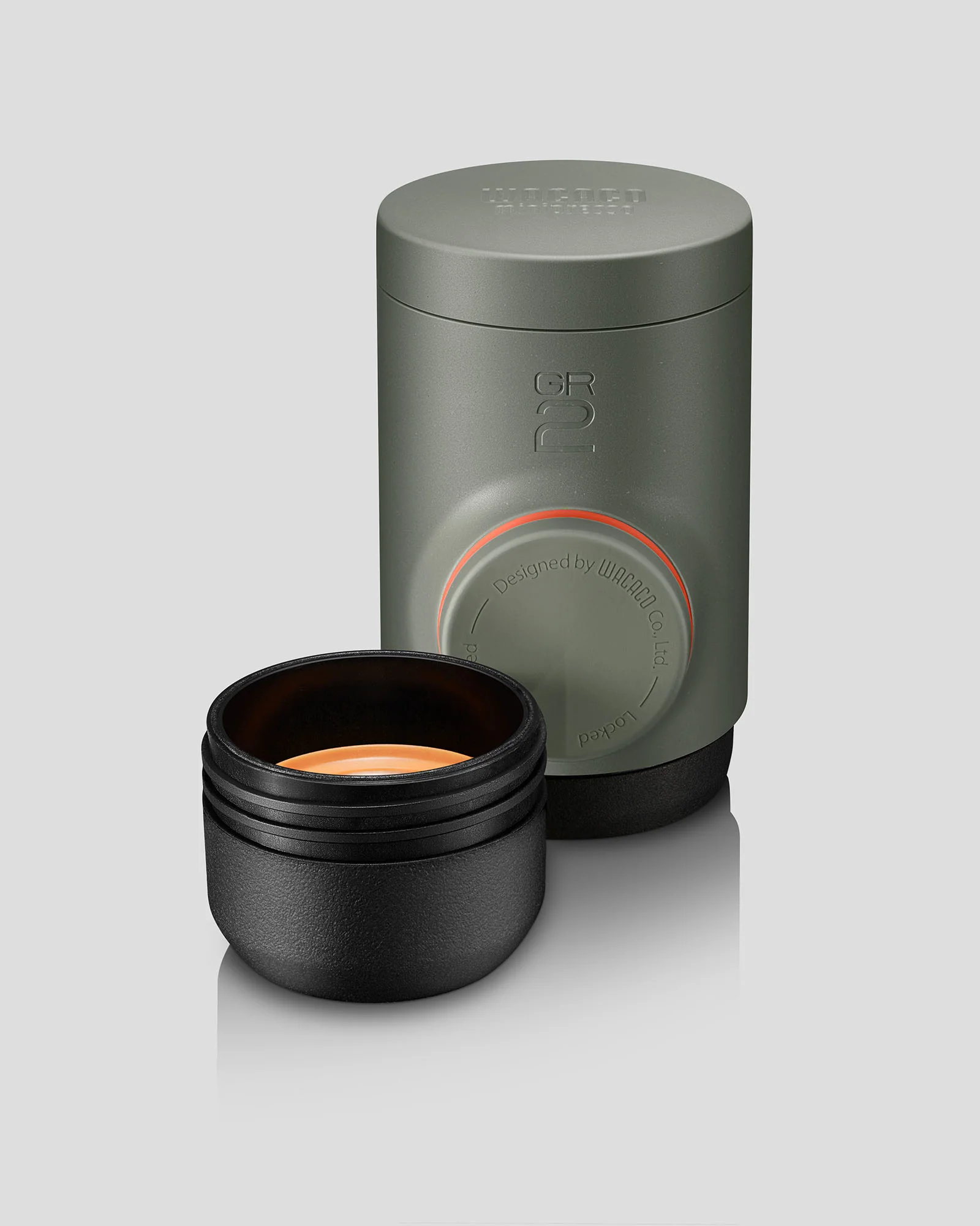 Minipresso GR2 Portable Espresso Machine - Gray Olive - Image 2
