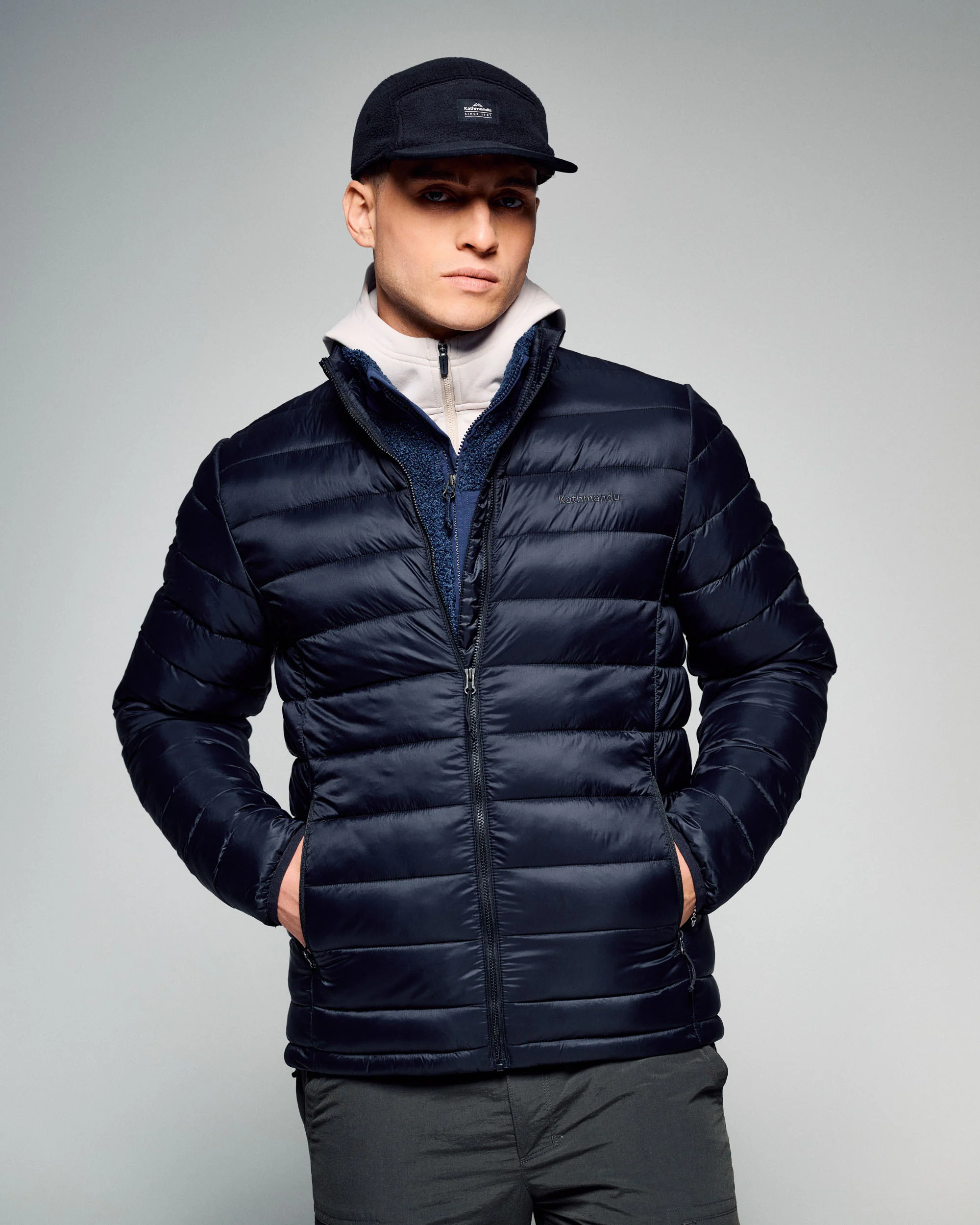 Men's Core Light Weight Insulated Jacket - Black Stingray