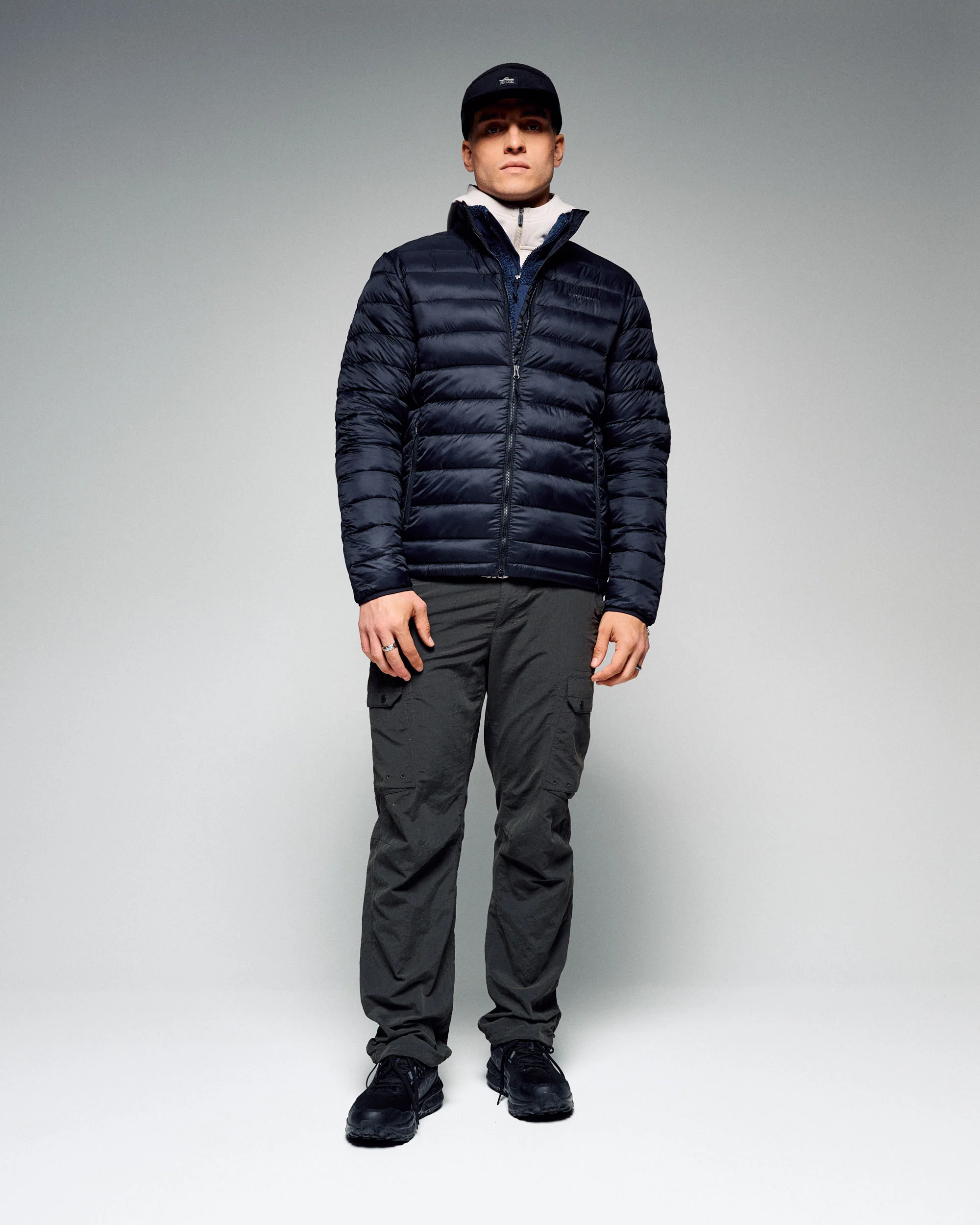 Men's Core Light Weight Insulated Jacket - Black Stingray - Image 3
