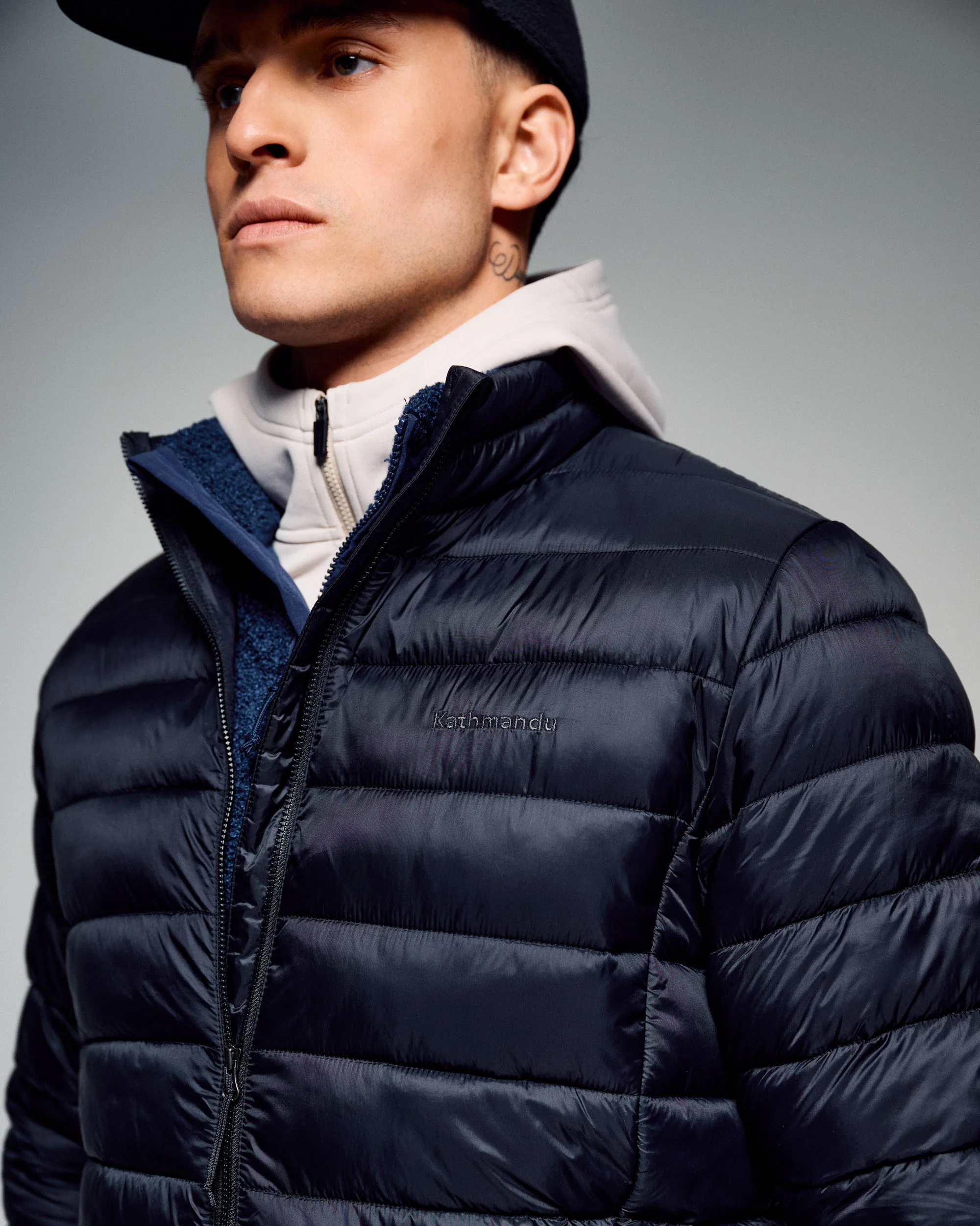 Men's Core Light Weight Insulated Jacket - Black Stingray - Image 4