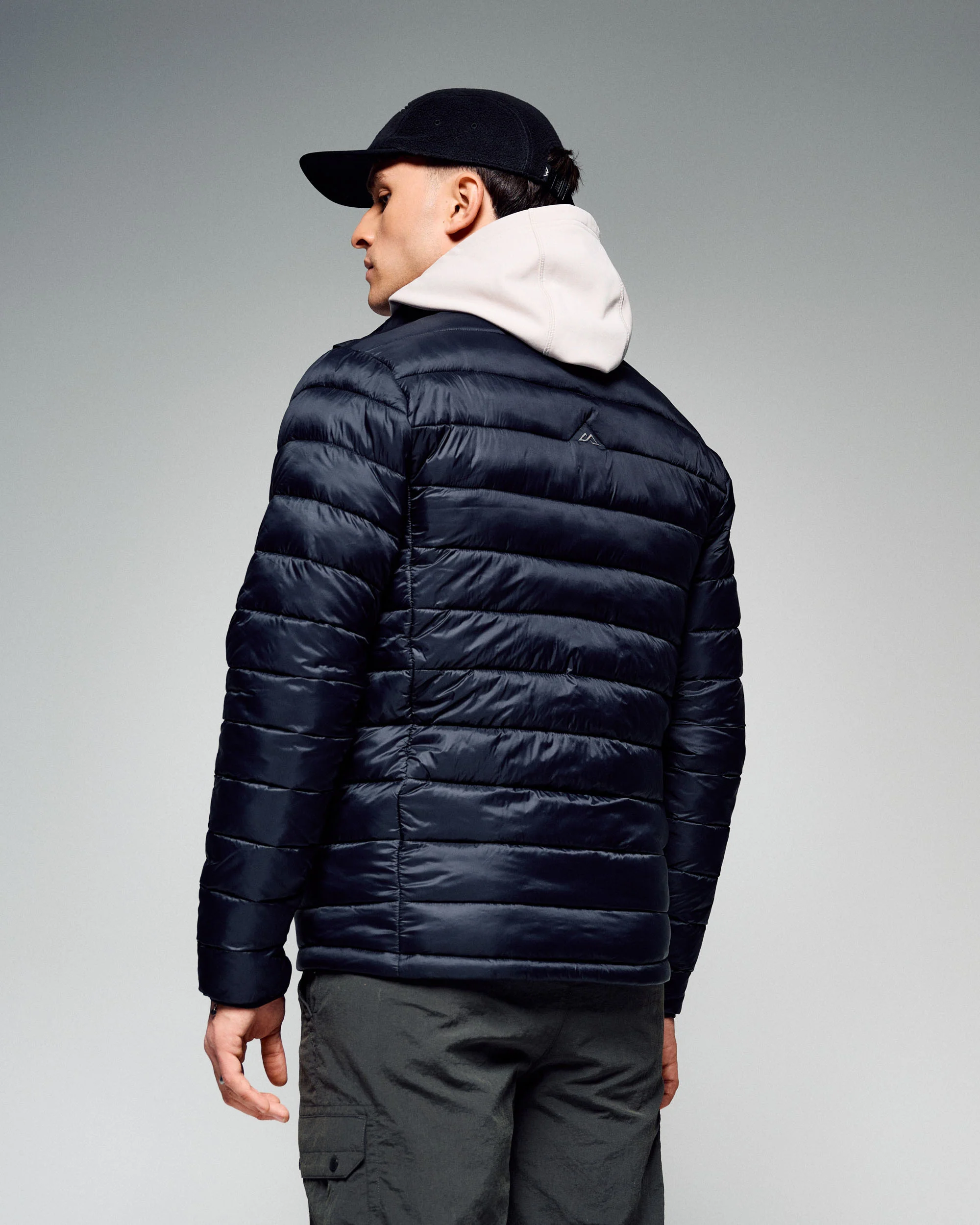 Men's Core Light Weight Insulated Jacket - Black Stingray - Image 5