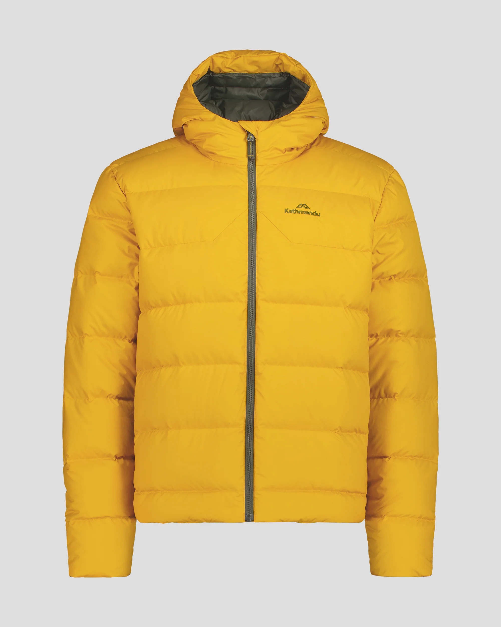 Men's Epiq Falcon Hooded Down Jacket - Mustard Yellow - Image 14
