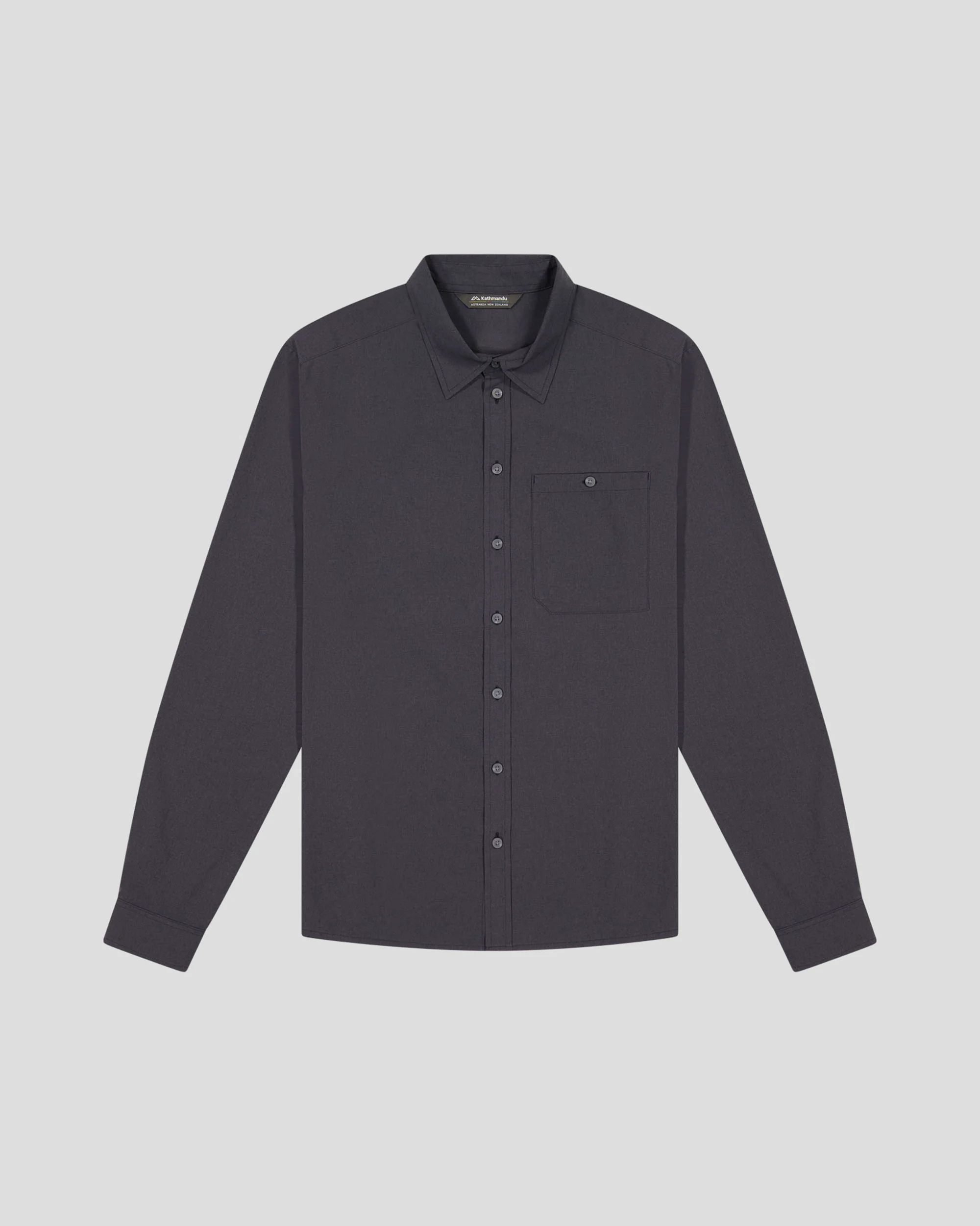 Men’s Flight Stretch Long Sleeve Shirt - Washed Black