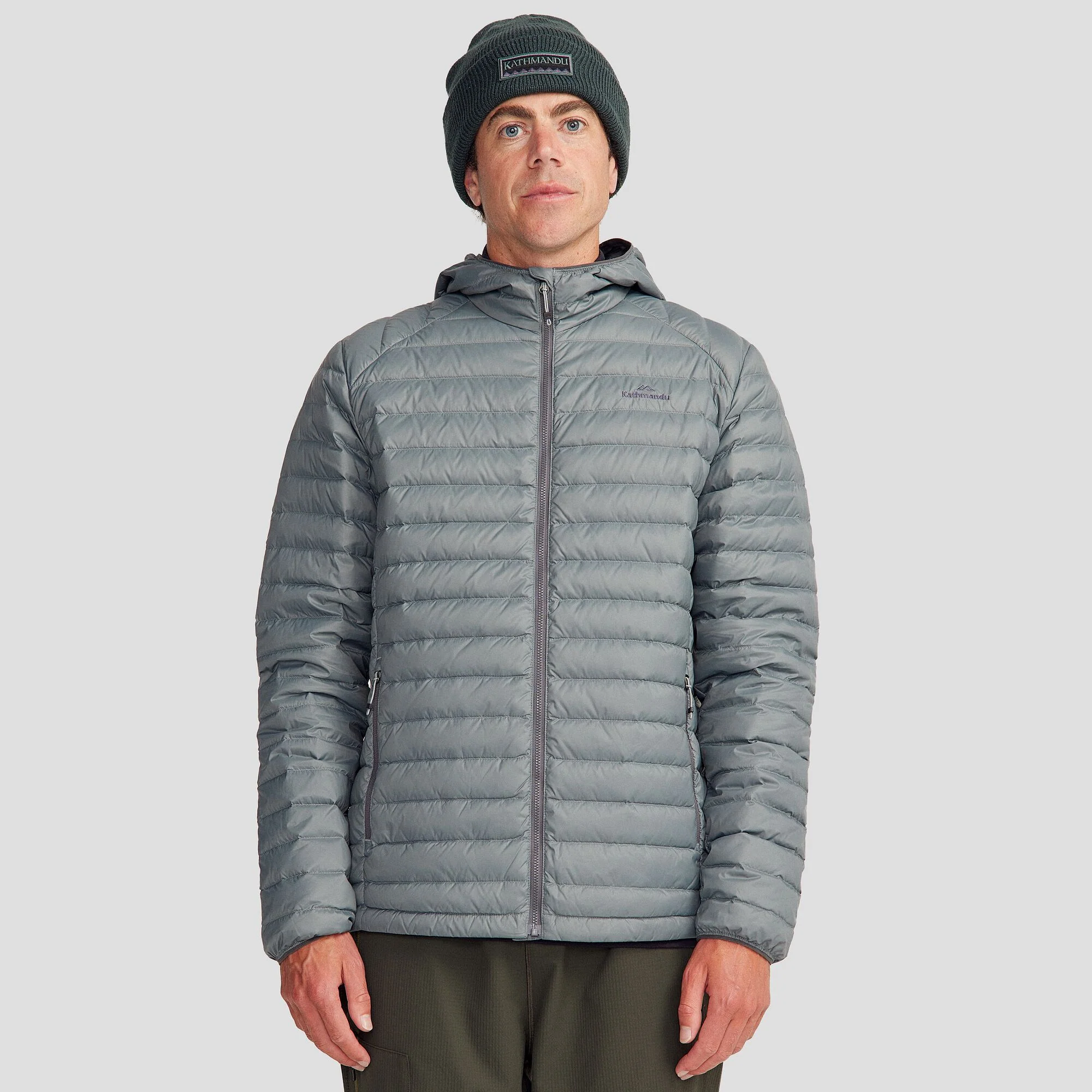 Men's Heli Down Hooded Jacket v3 - Moon
