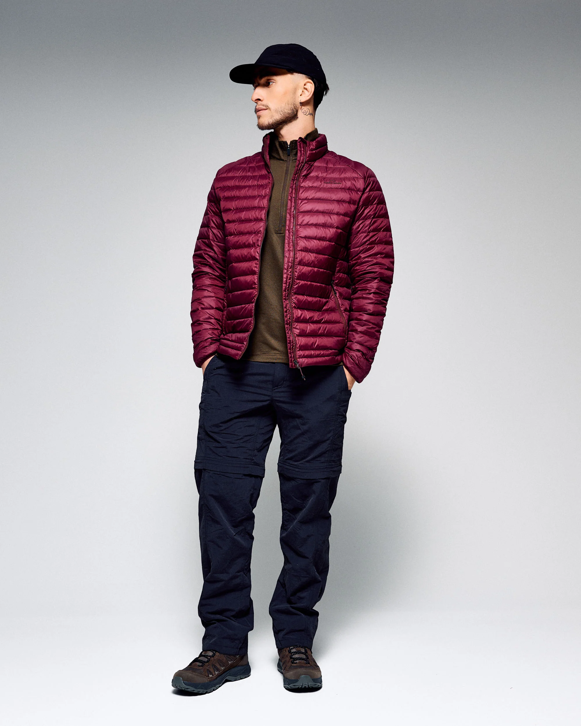 Men's Heli Down Jacket v4 - Mulberry