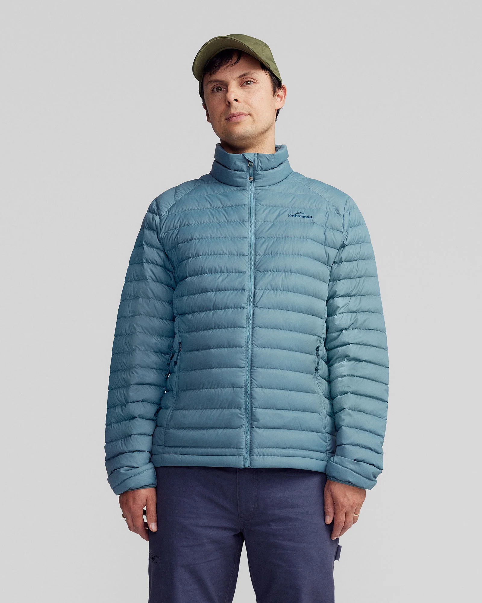Men's Heli Down Jacket v4 - Washed Blue
