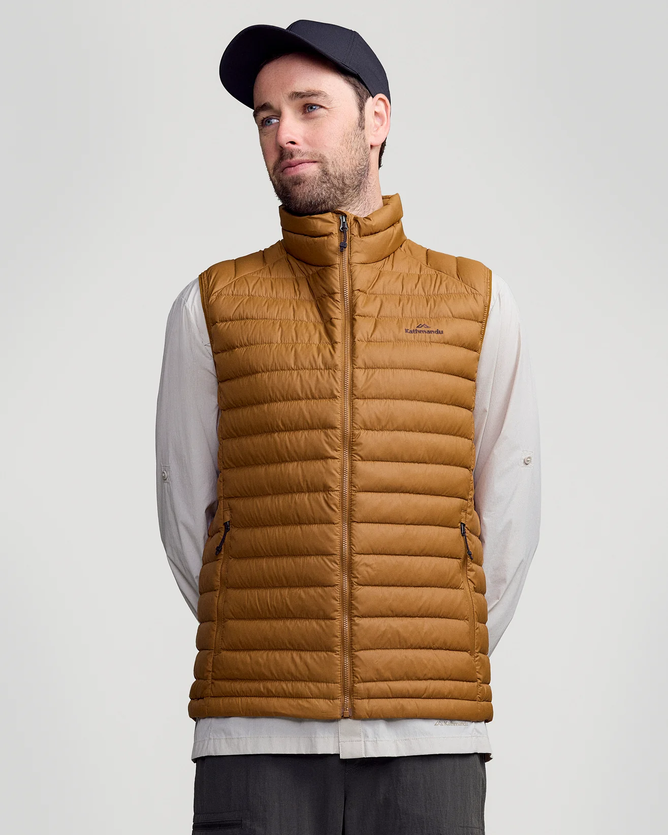 Men's Heli Down Vest v4 - Bark
