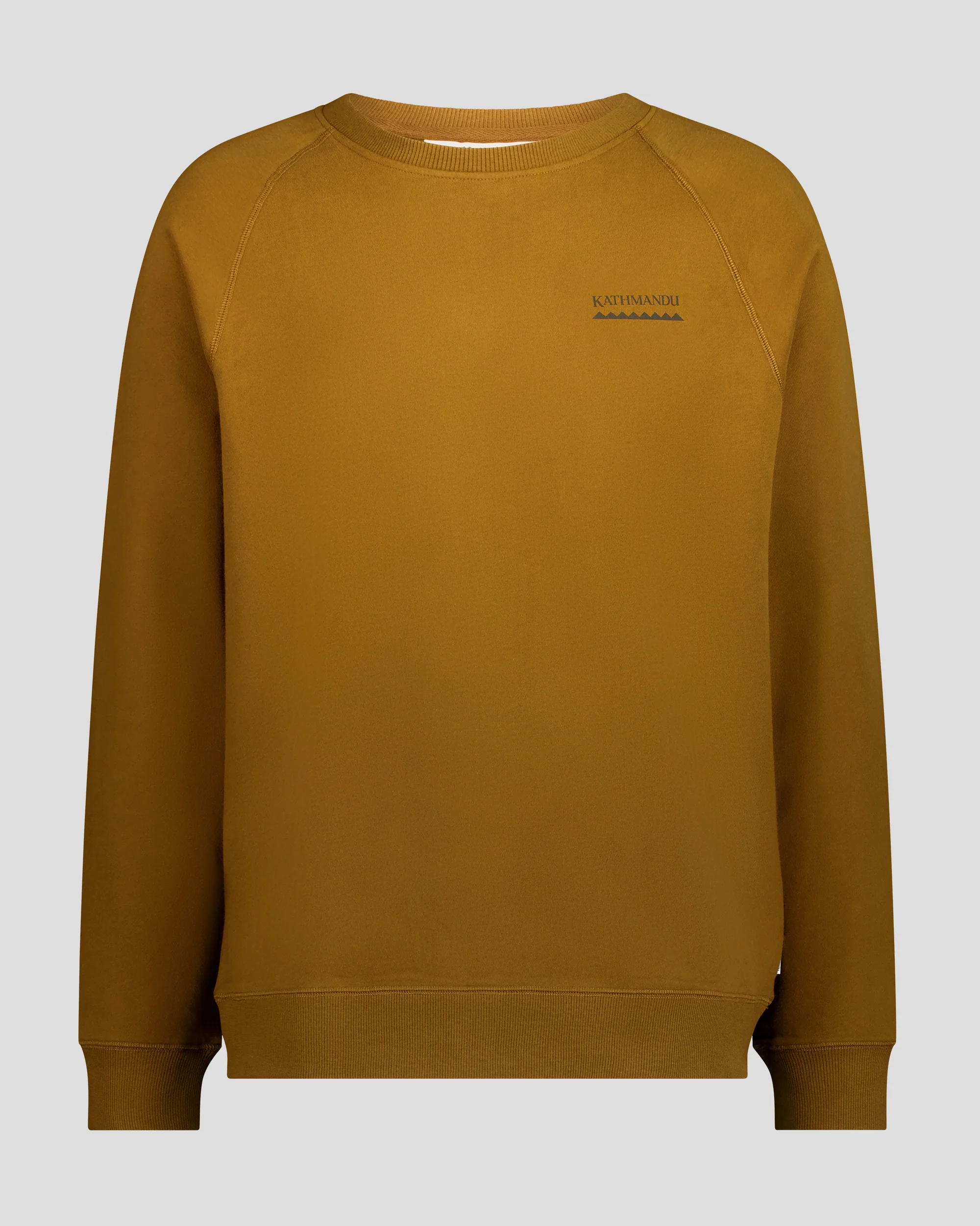 Men's Heritage Logo Brushed Crew - Bark