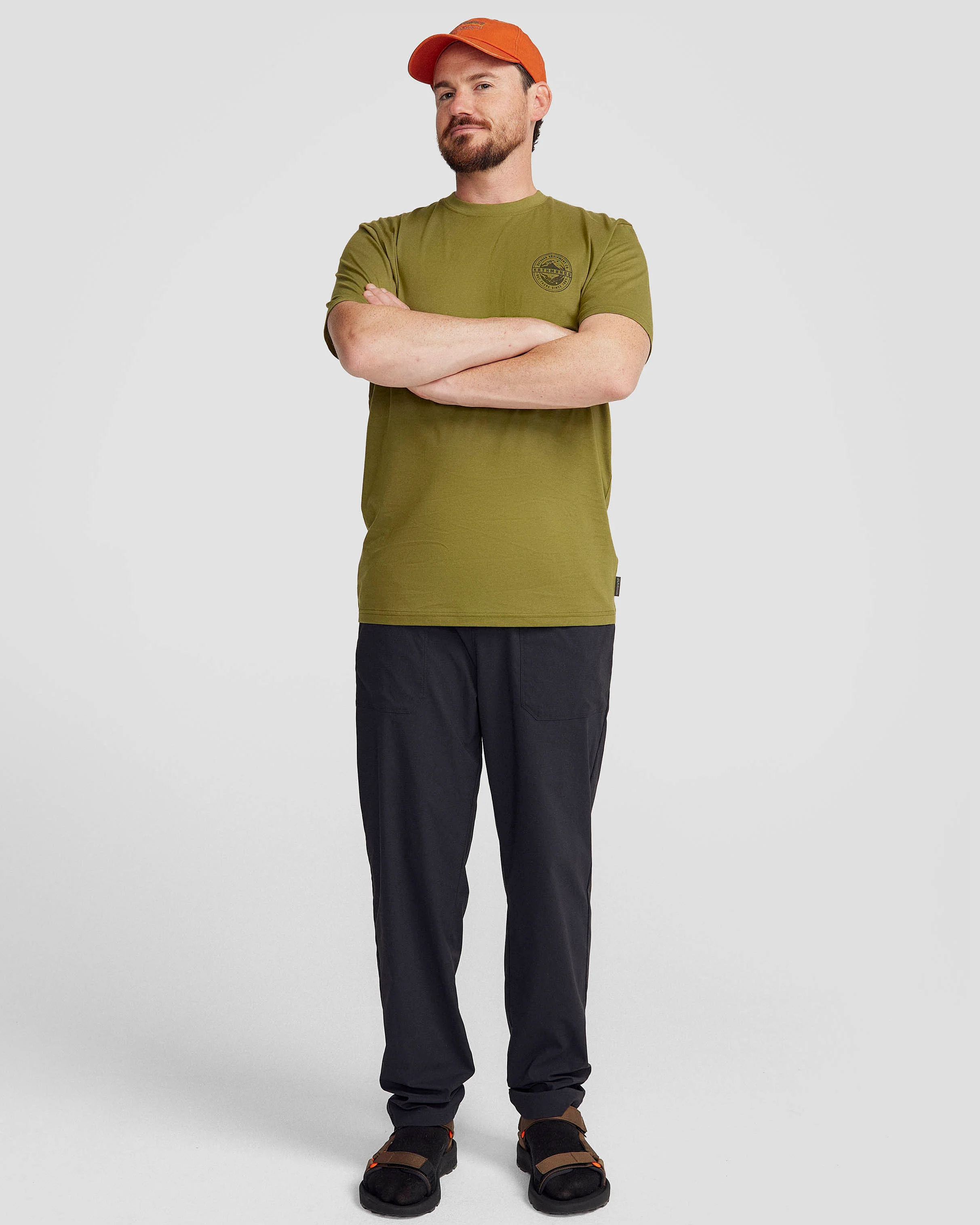 Men's Outdoor Equipment Co Organic Cotton T-shirt - Dark Fern