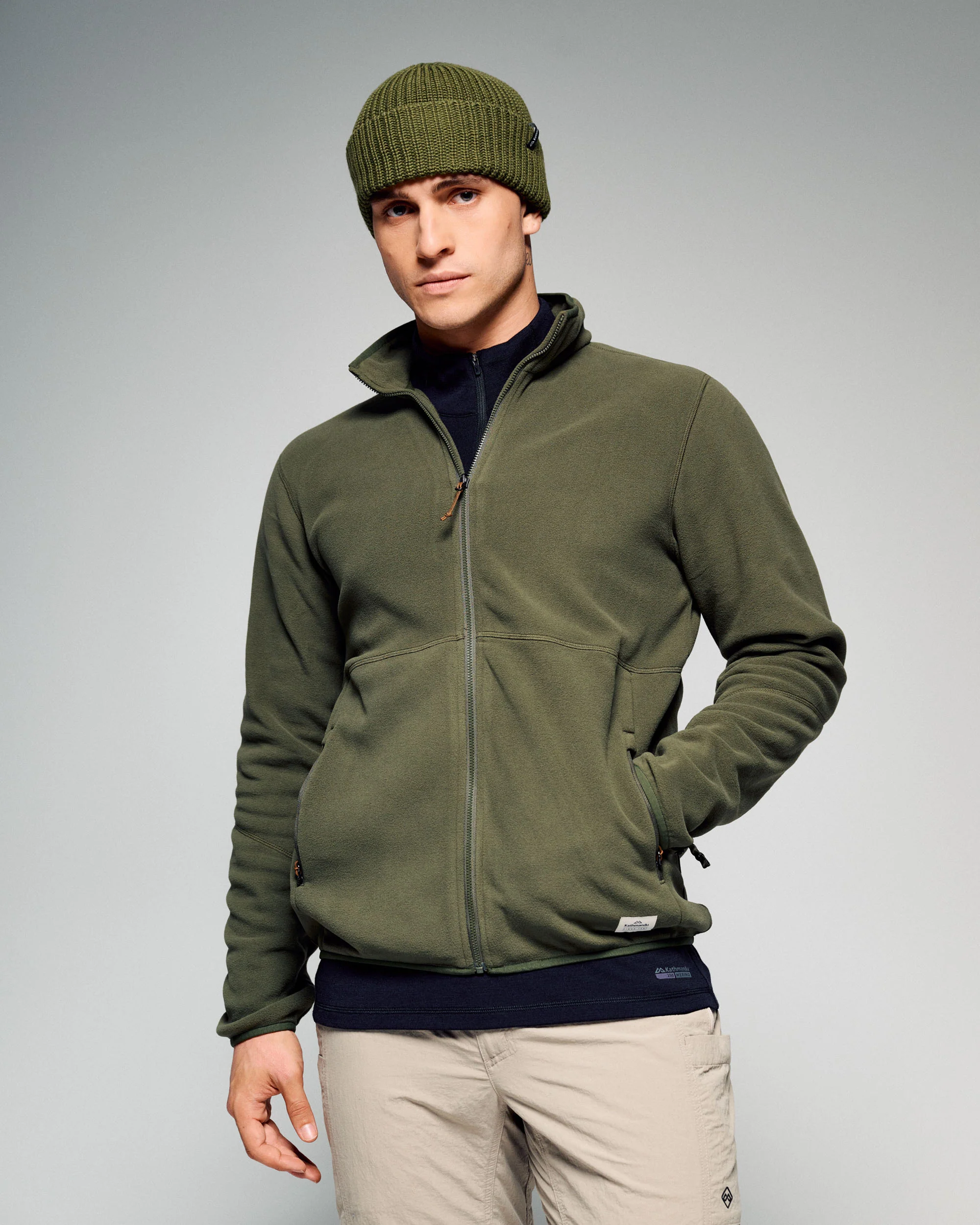 Men's Trailhead 3in1 Rain Hooded Jacket - Bark - Image 11