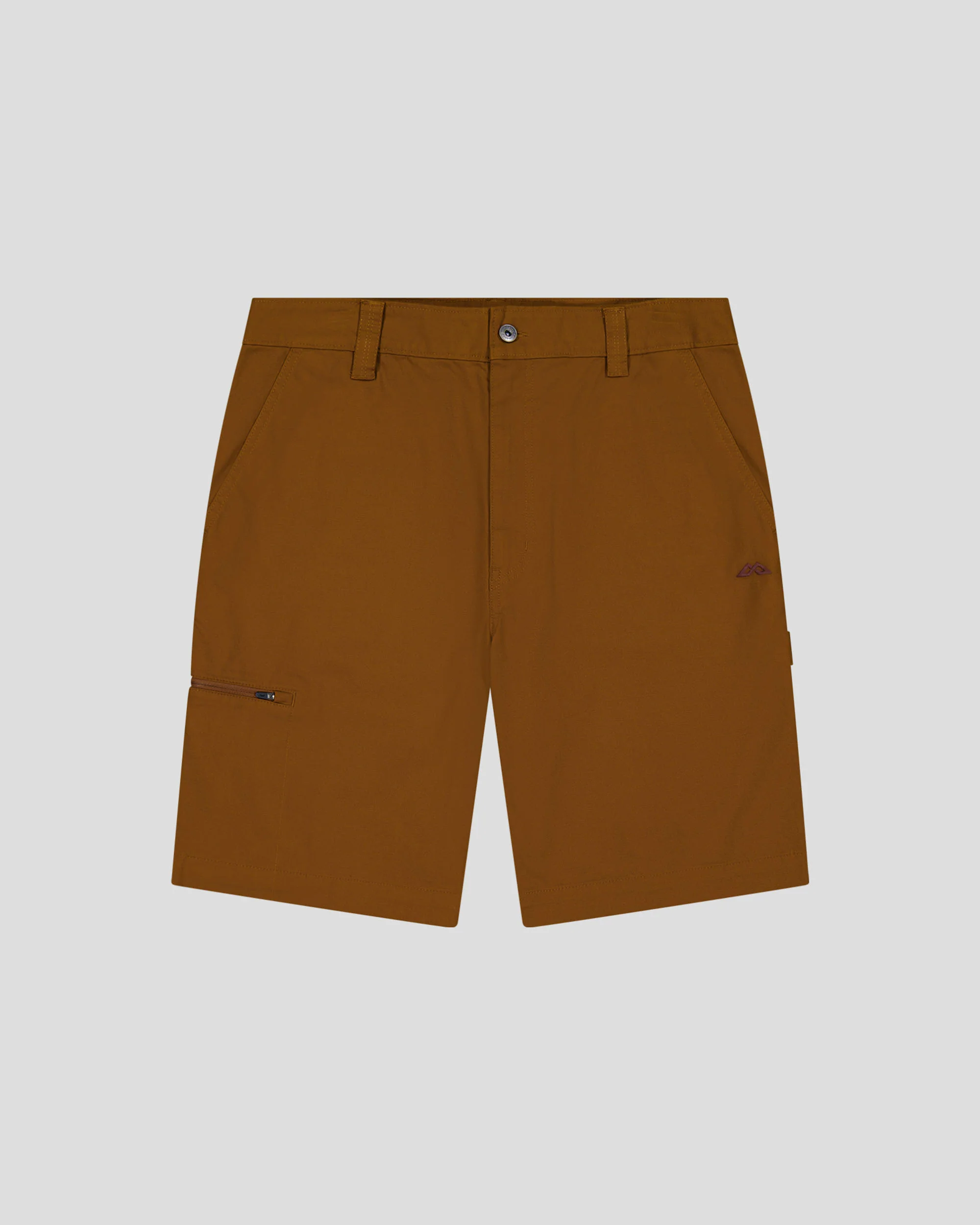 Men’s Weekend Cotton Shorts - Bark - Image 4