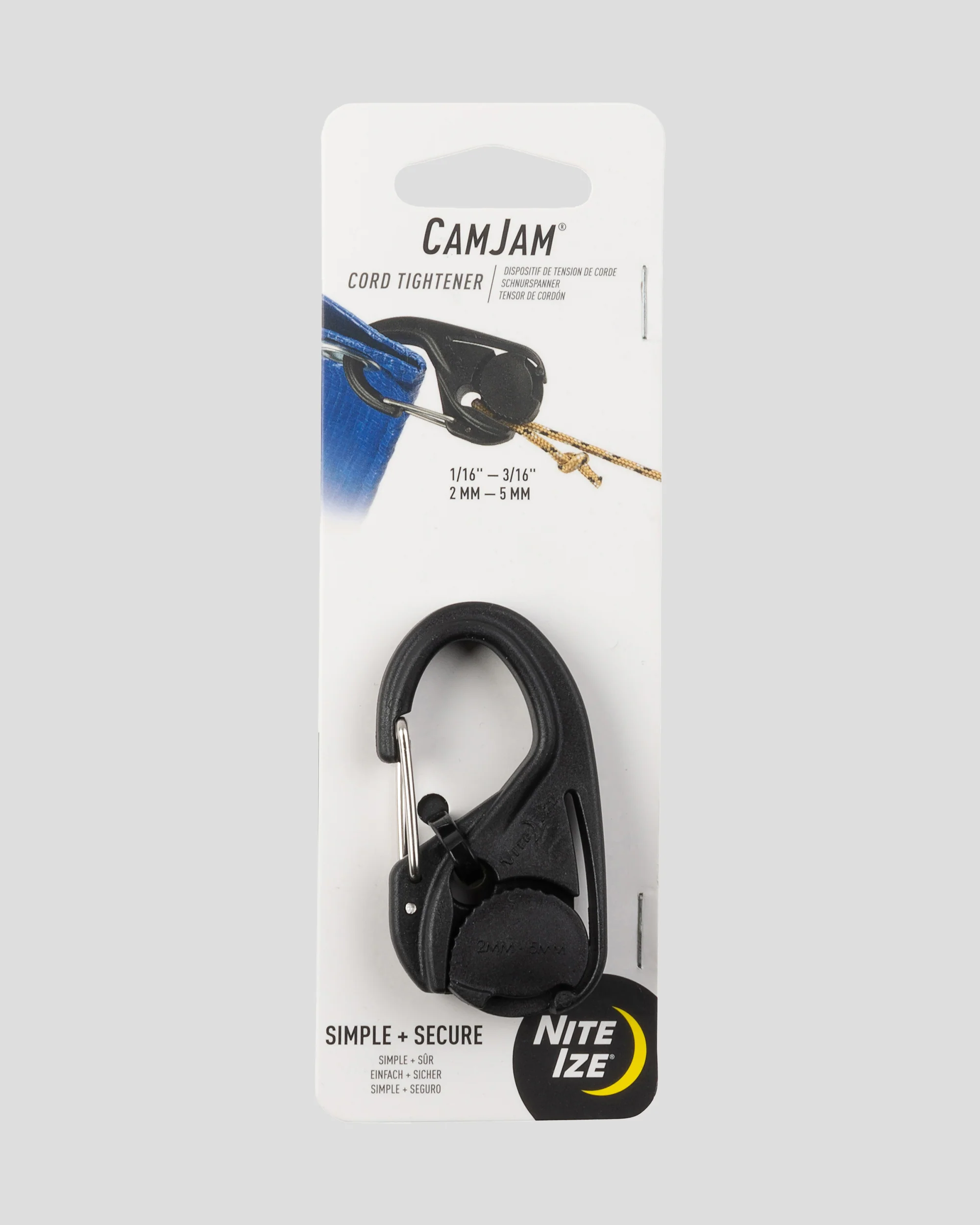 Nite Ize CamJam® Cord Tightener - Black