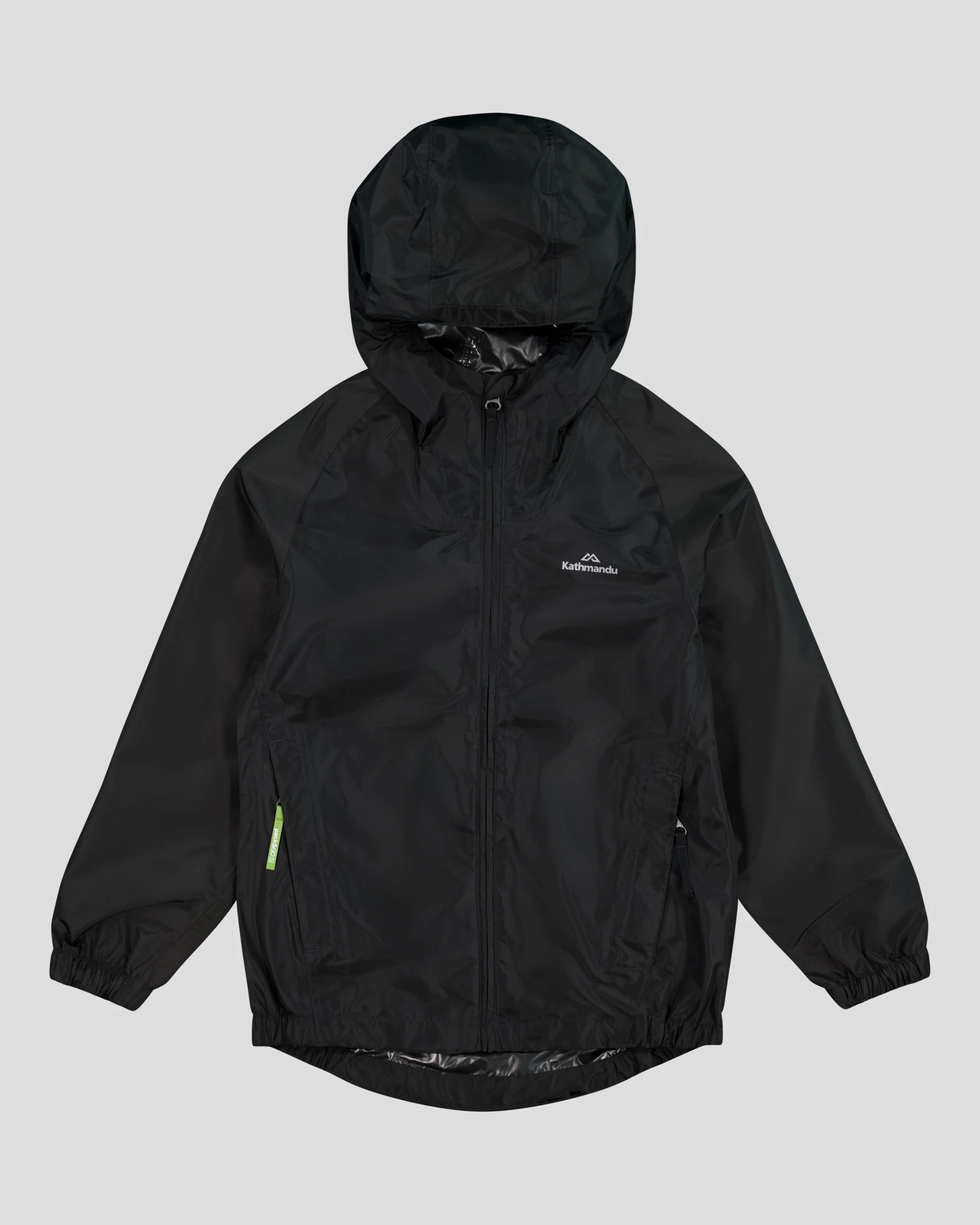 Kids' Pocket-it 2L Rain Jacket v4 - Black