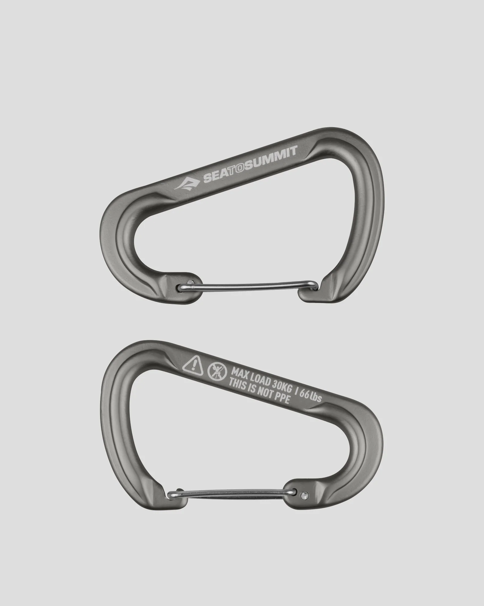 Sea to Summit Accessory Carabiner - 2 Pack Large - Silver