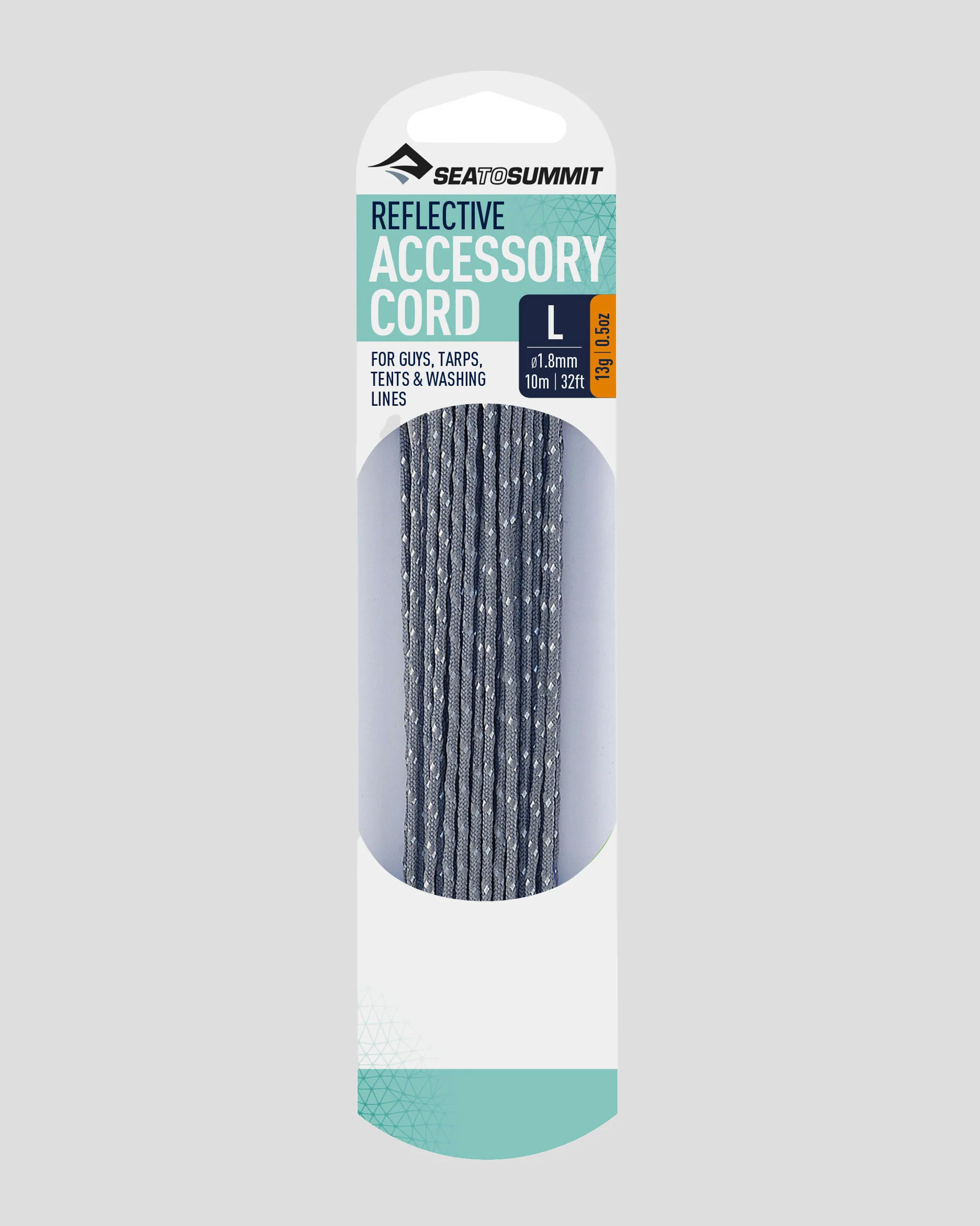 Sea to Summit Reflective Accessory Cord - Grey