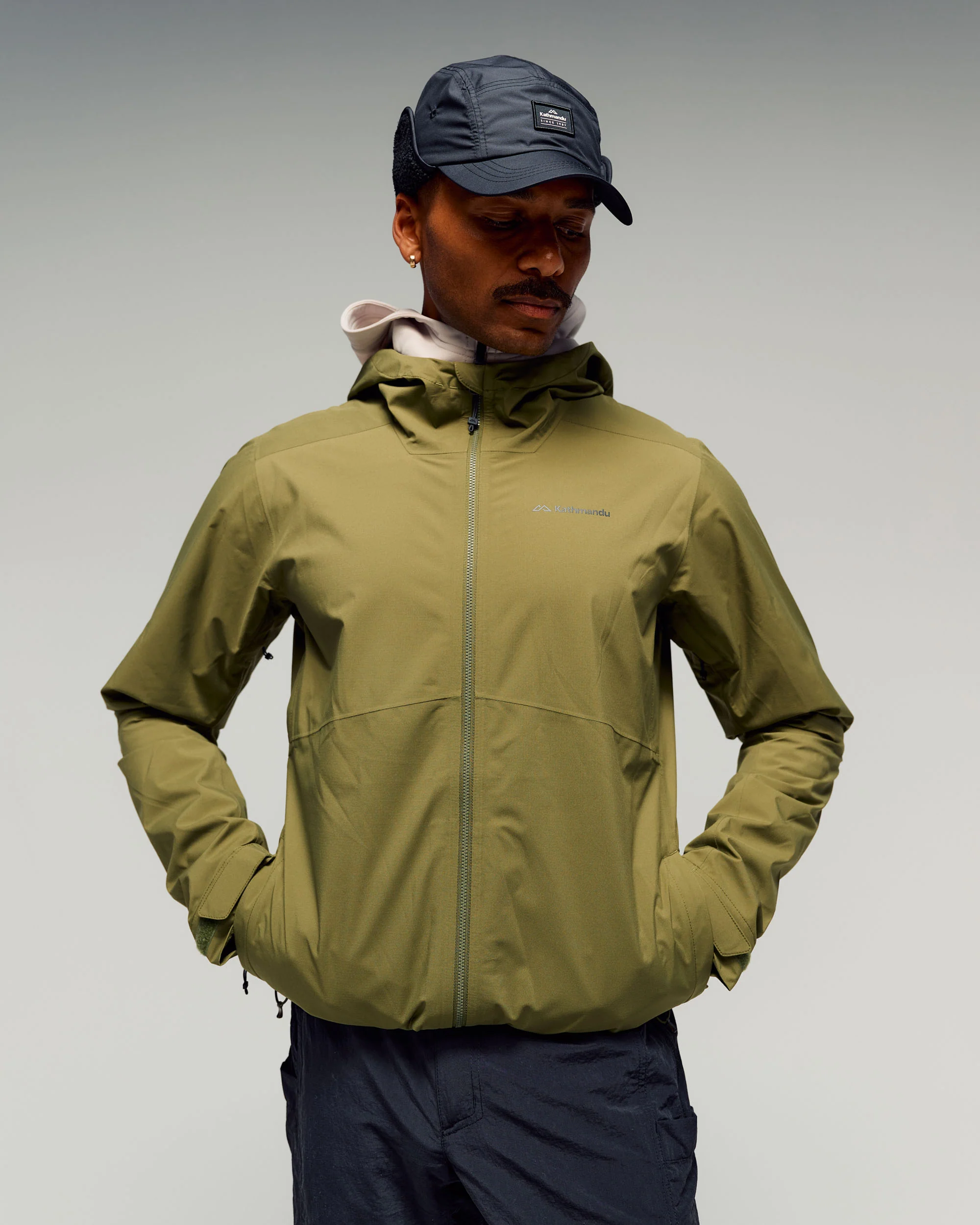 Men's Trailhead Stretch 2.5L Rain Jacket - Dark Fern