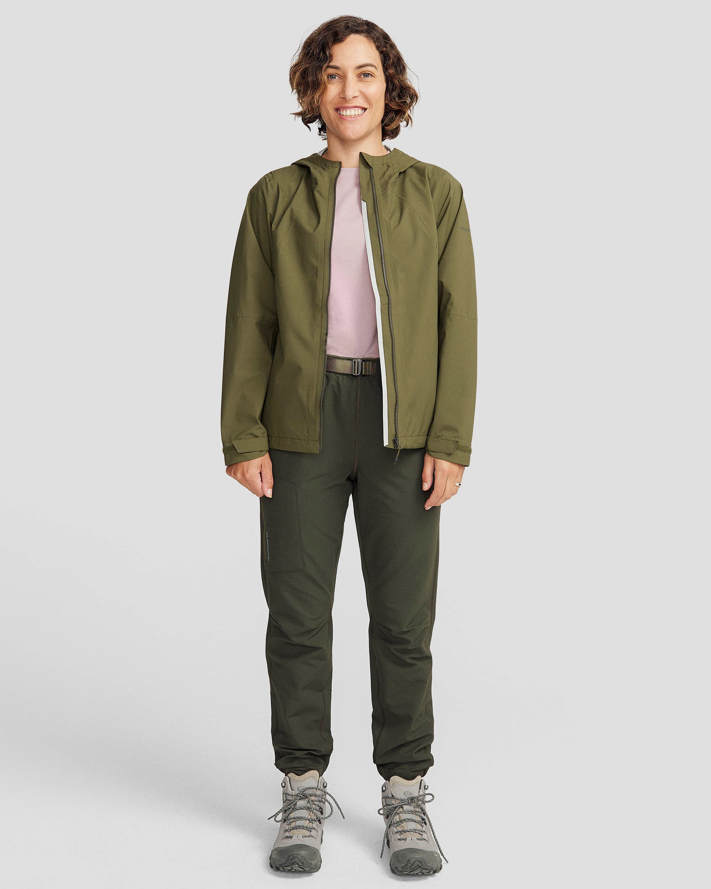 Women's Trailhead Stretch 2.5-layer Rain Jacket - Light Moss - Image 2