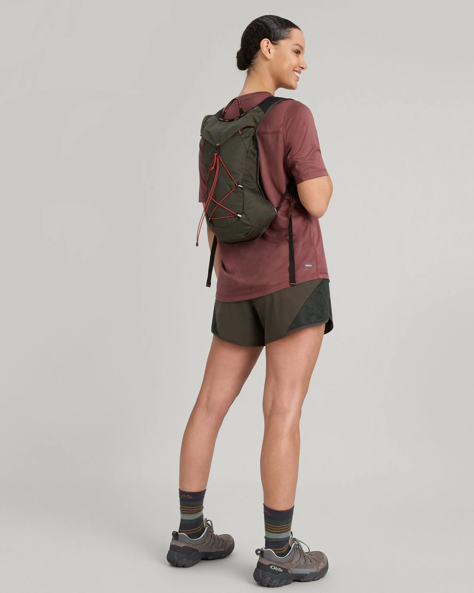 Veos Trail Running Pack - 5L - Dark Moss - Image 2