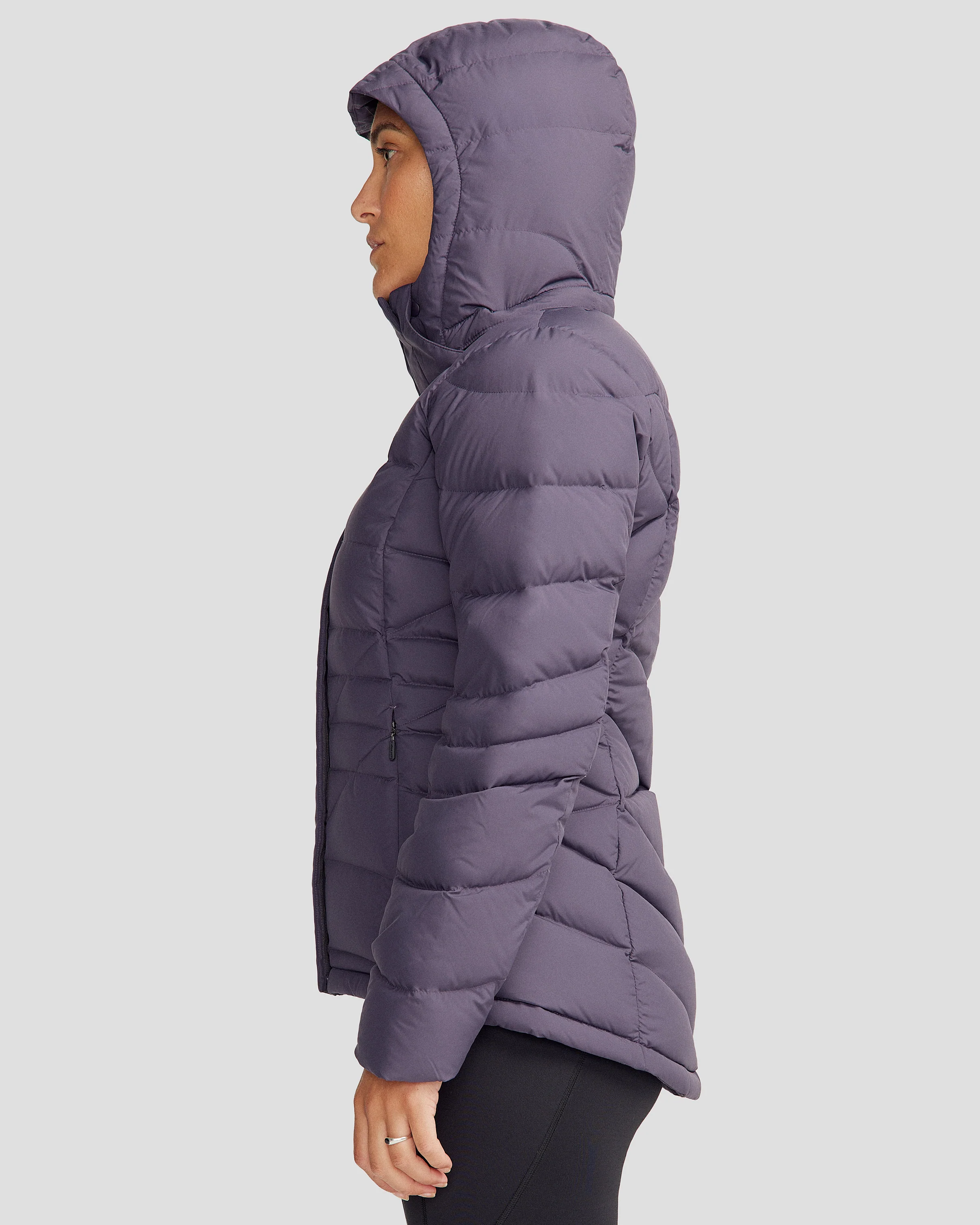Women's Winterburn Hooded Down Jacket - Orbit - Image 10