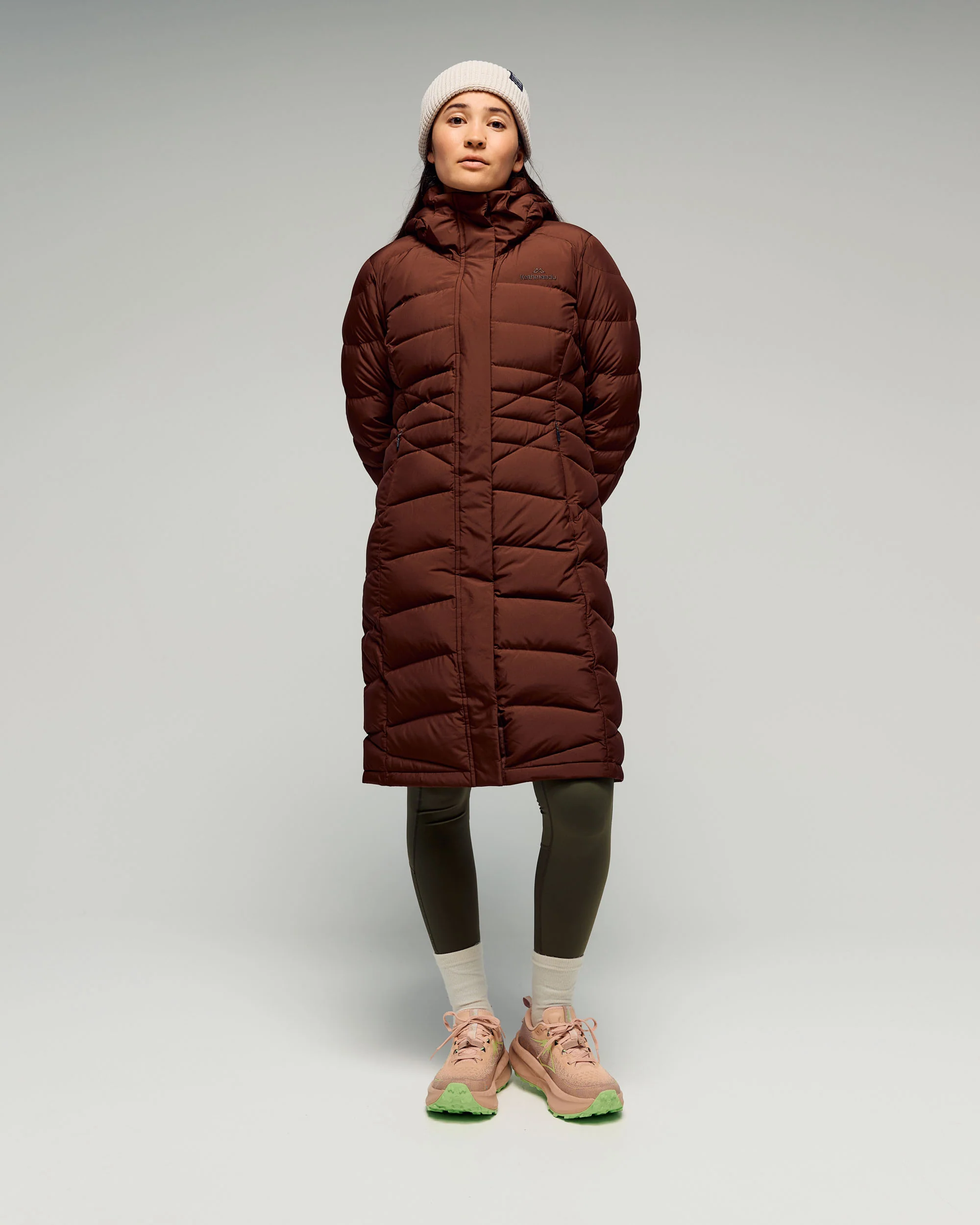 Women's Winterburn Down Parka Jacket - Cocoa
