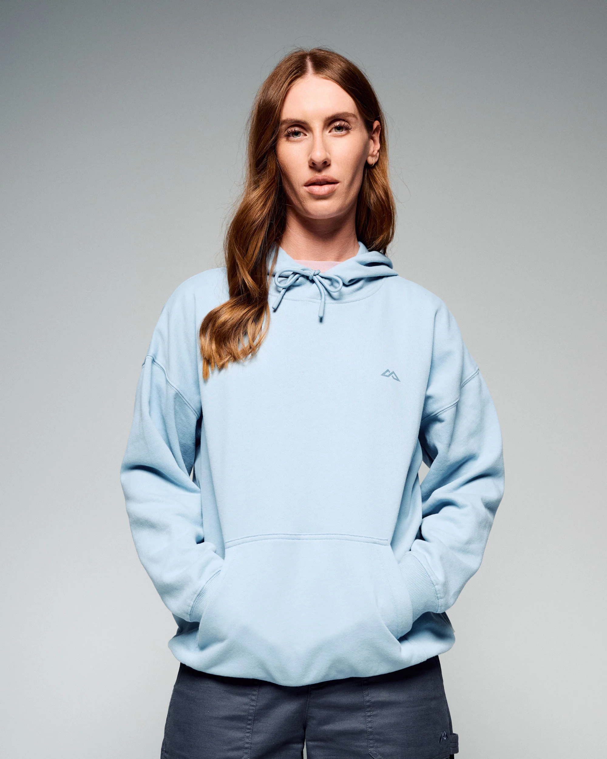 Women's Braided River Hoodie -  Tech Blue