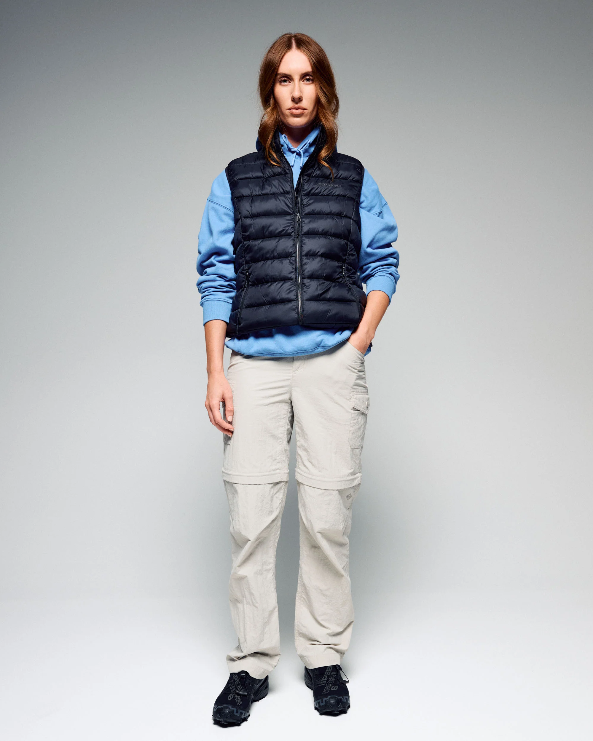 Women's Core Light Weight Insulated Vest - Black Stingray - Image 3