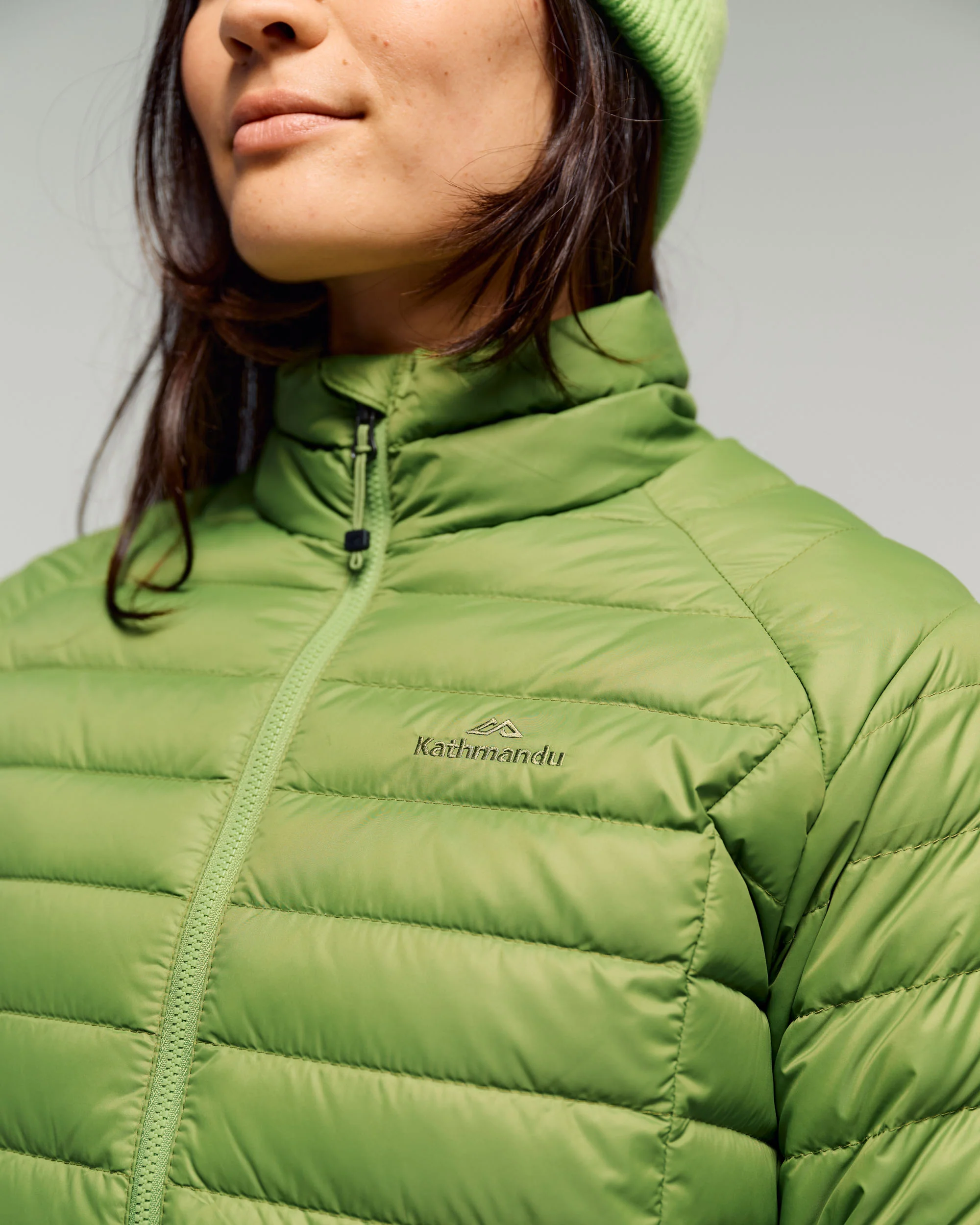 Women's Heli Down Jacket v4 - Verde - Image 4