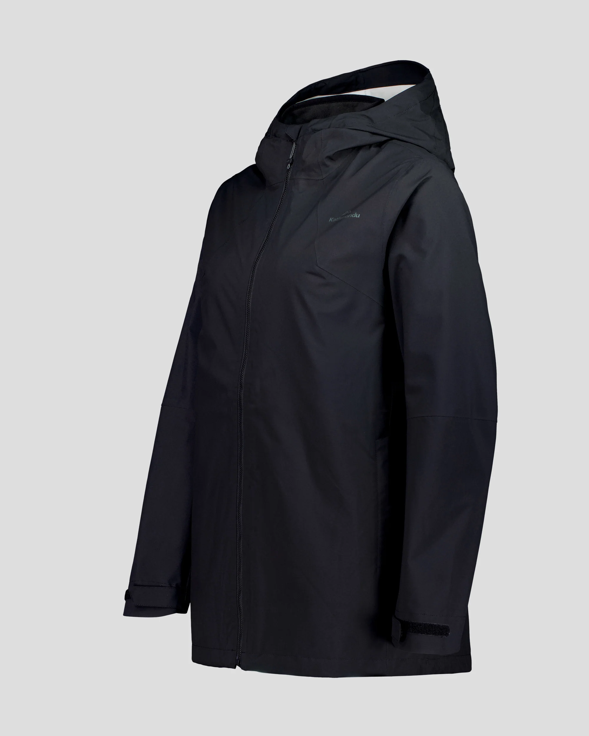 Women's Trailhead 3in1 Rain Hooded Jacket - Black Stingray - Image 9