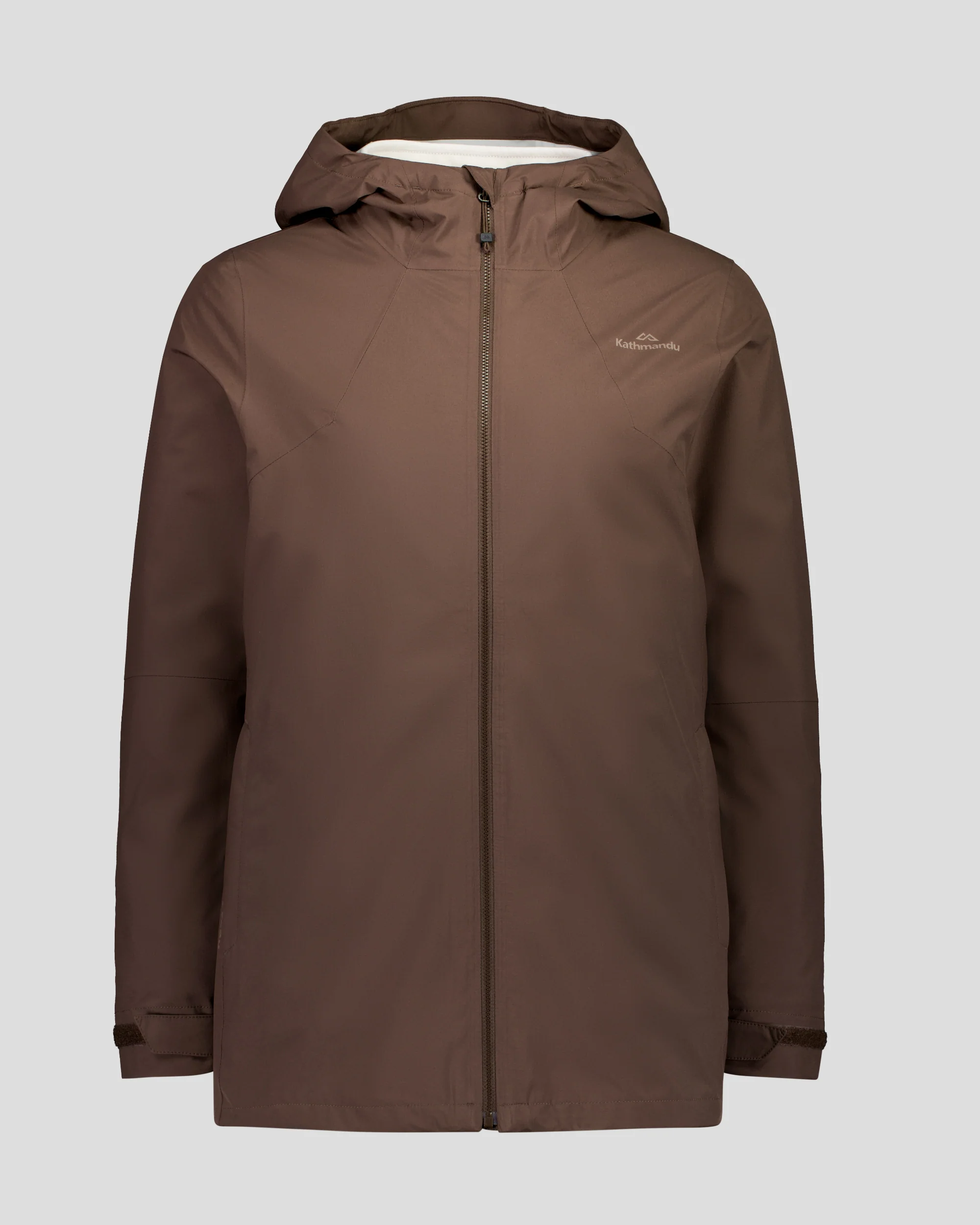 Women's Trailhead 3in1 Rain Hooded Jacket - Dark Taupe/Shroom