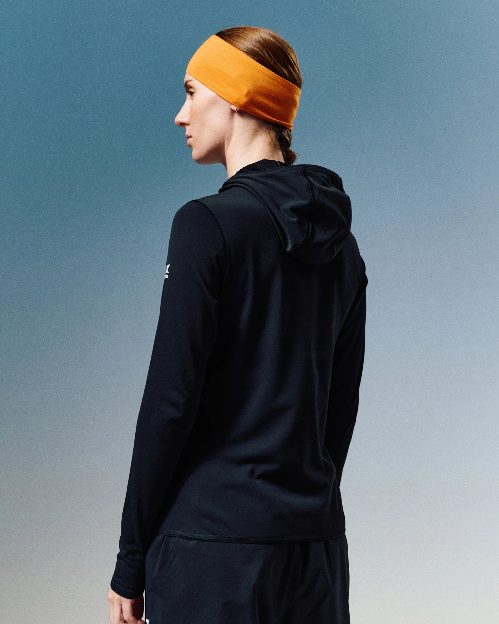 Women's XT Series Octa Fleece Hooded Long Sleeve Top - Black Stingray - Image 3